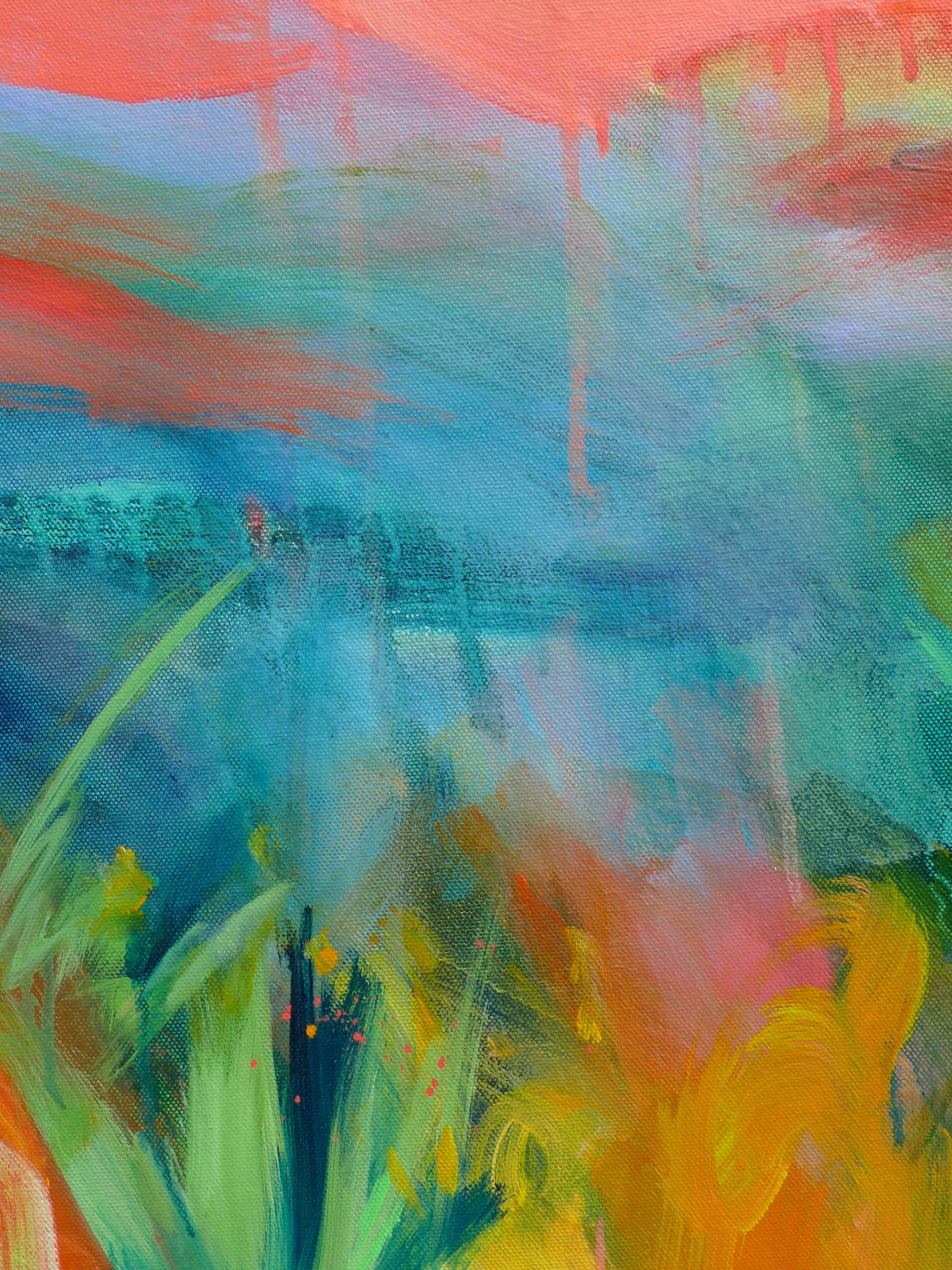 Way Up There d'Alanna Eakin, peinture de paysage abstraite en vente 5