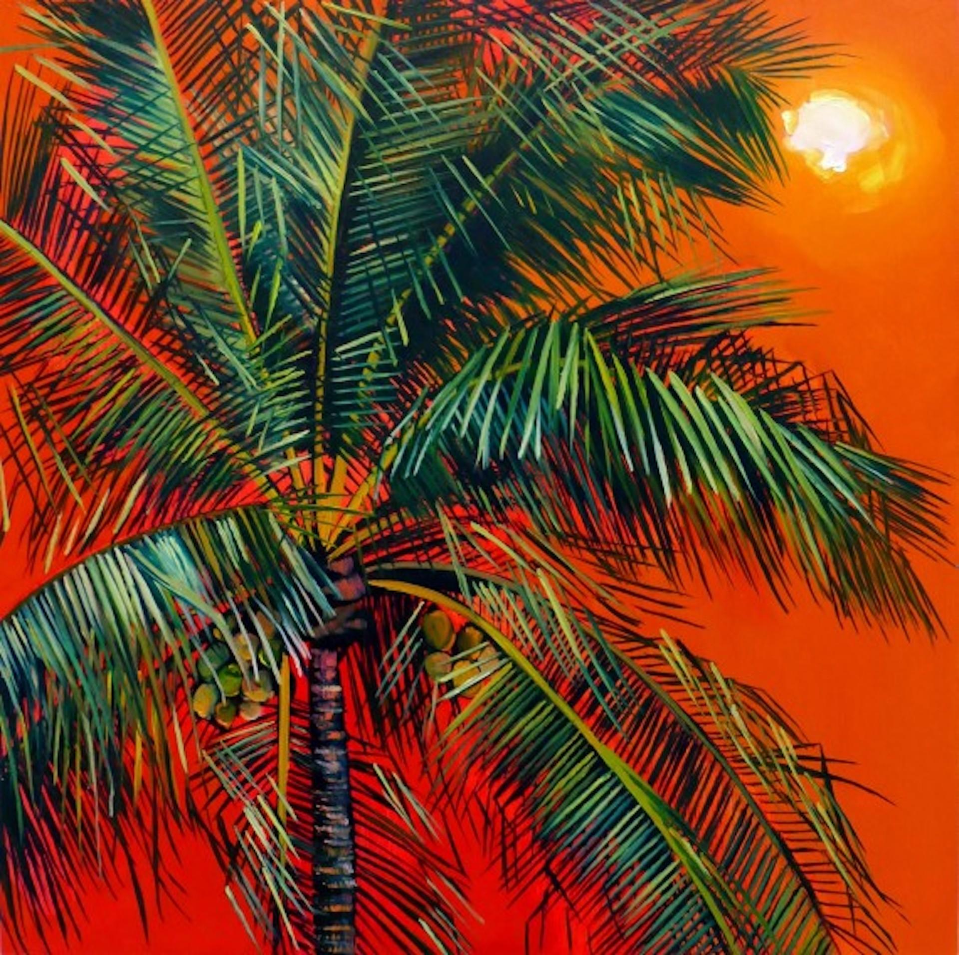 Œuvre d'art abordable Zanzibar, Alanna Eakin, peinture originale d'arbre d'été