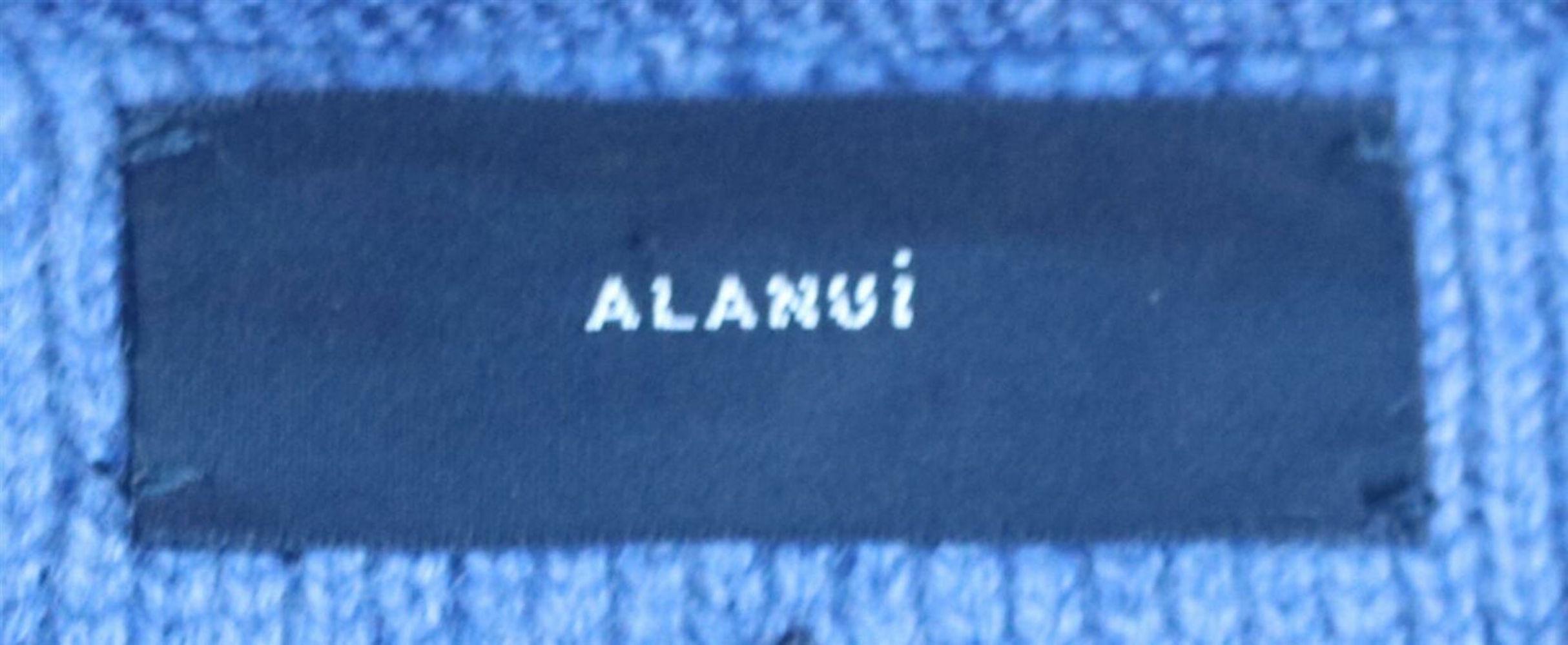 Alanui Fringed Cashmere Jacquard Cardigan In Excellent Condition In London, GB