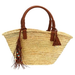 Alanui Icon Palm Tote Bag — Brown