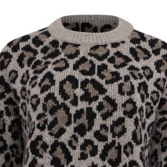Jersey estampado de Alanui, de lana con estampado animal