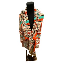 Alanui Sunny Stripes Cardigan with Belt New Alanui Sunny Stripes Cardigan with Belt New