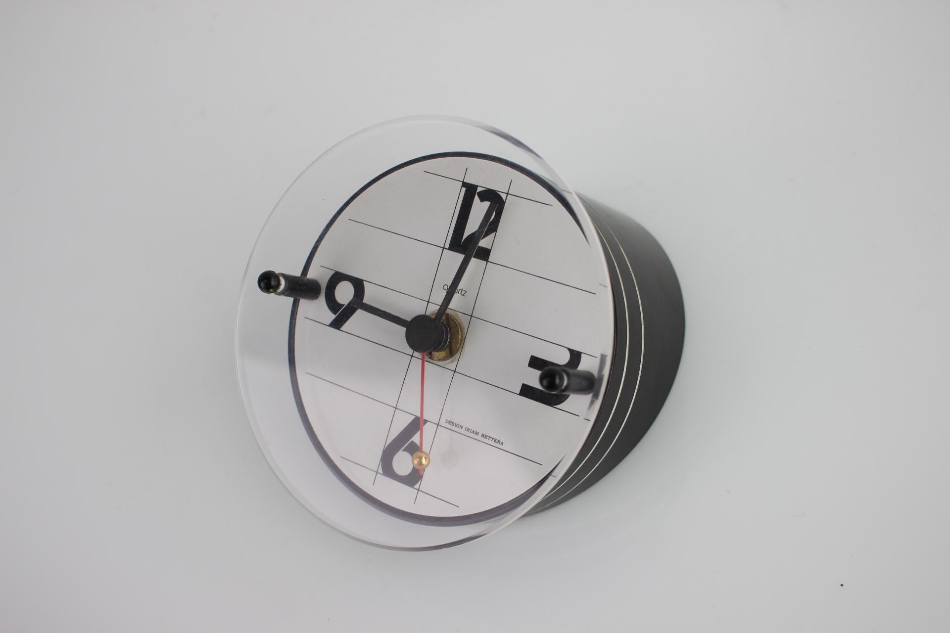 Late 20th Century  Alarm Clock by Iriam Bettera Designer, Italy 1980s For Sale