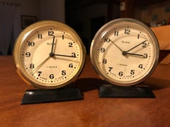 Alarm Clock Slava Vintage Mechanical Slava