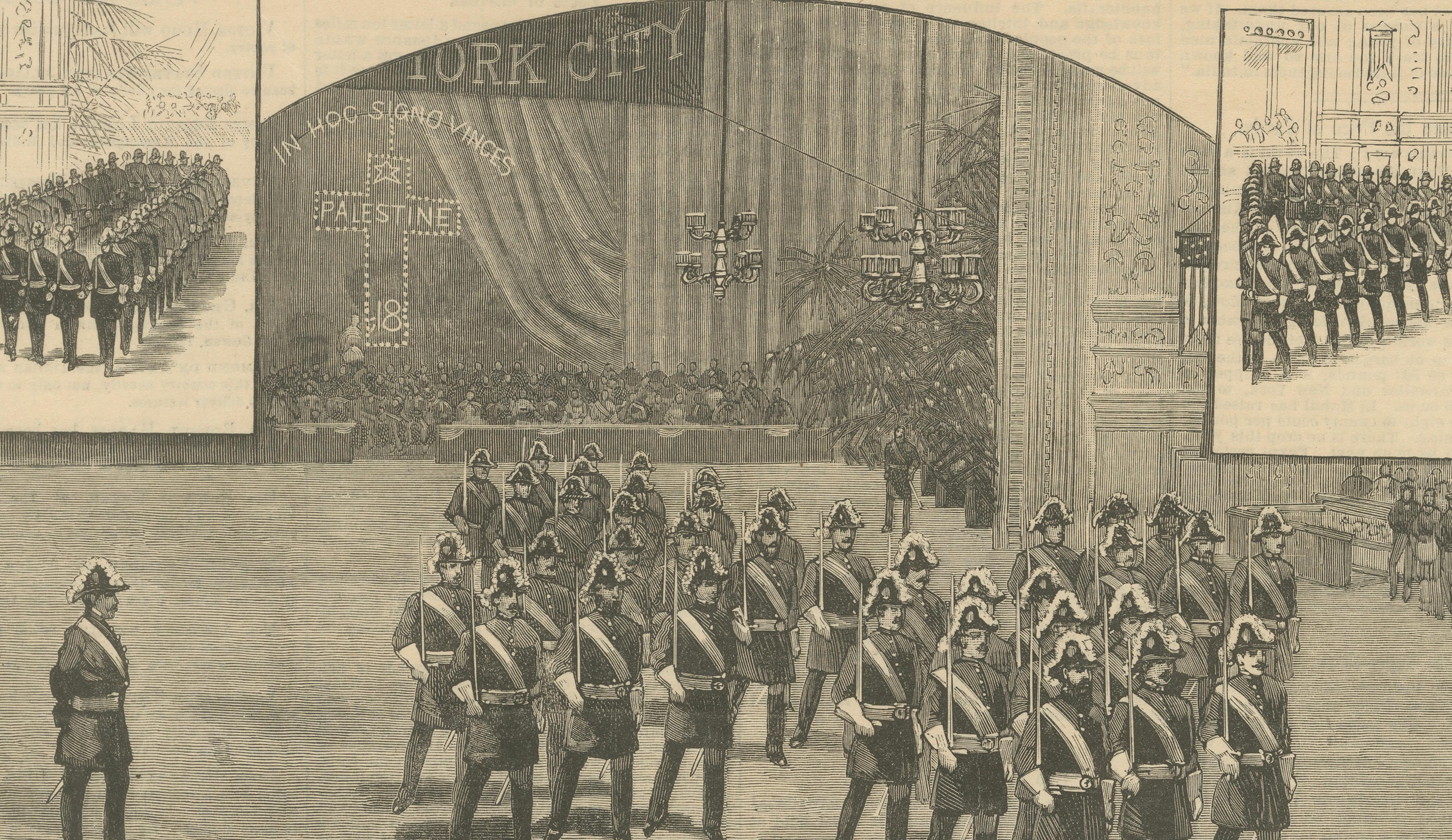 Alaska, King's Island & Palestine Commandery Knights Templar, 1884