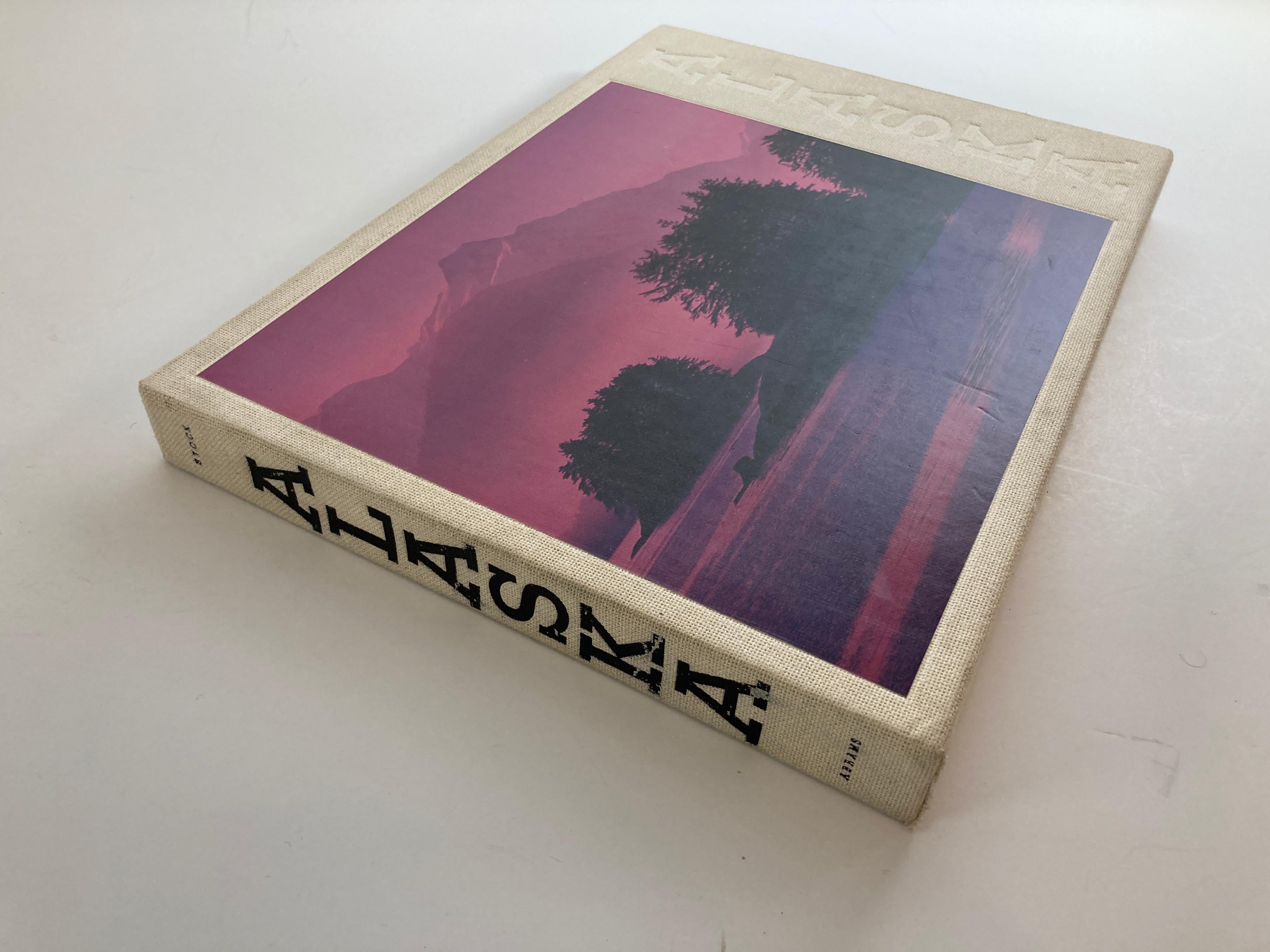 Alaska photo essay by Dennis Stock, Abrams, first edition. 
Hardcover in slipcase published in 1979 by Harry Abrams. 
Beautifully illustrated First edition large oblong hardcover. 
A terrific collection of great photographs of Alaska, showing all