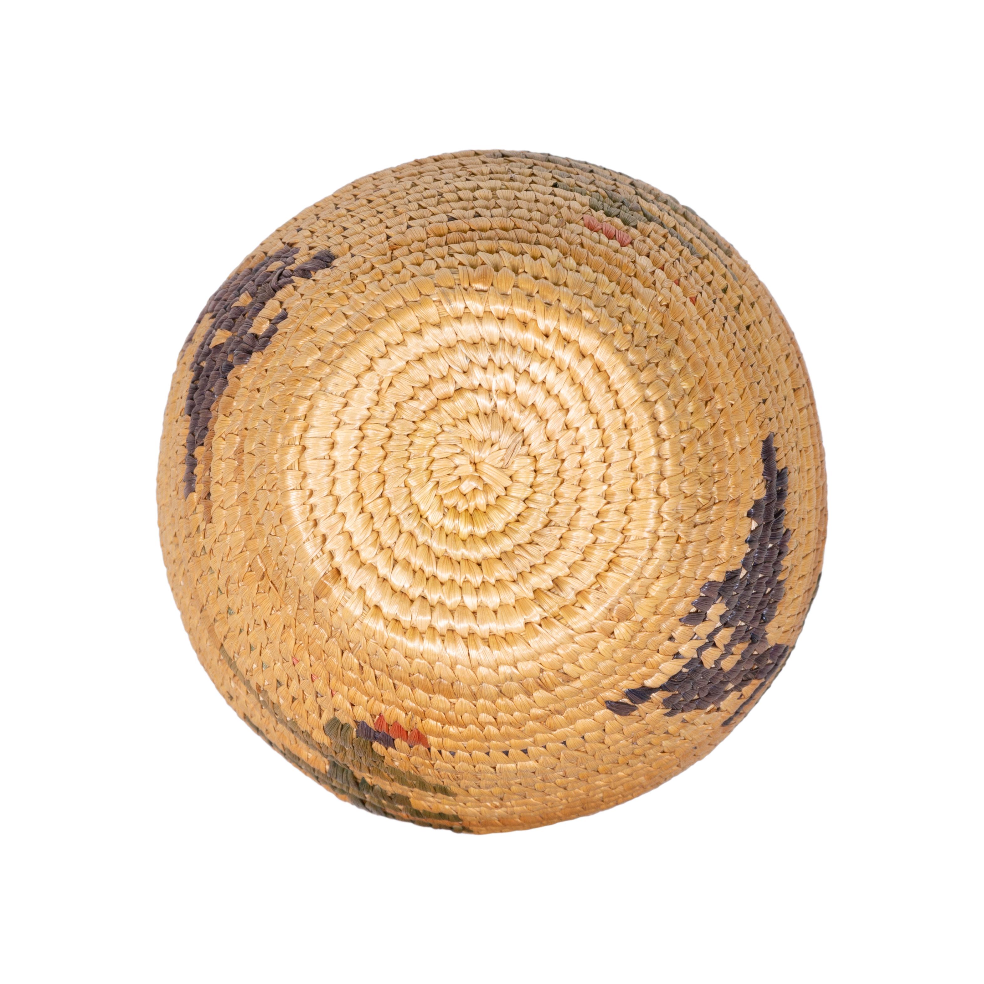American Alaskan Basketry Jar For Sale