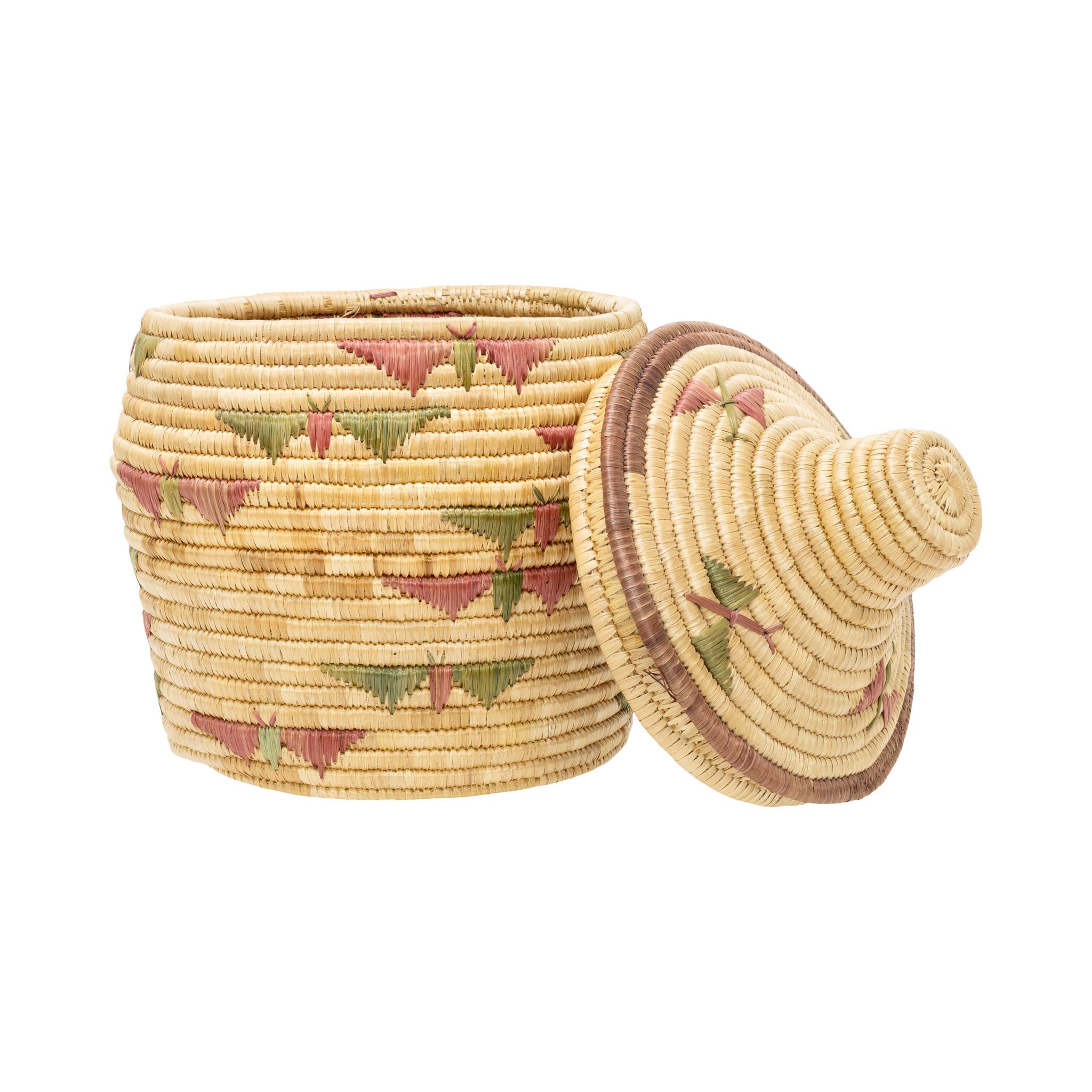 Hand-Woven Alaskan Eskimo Basket For Sale