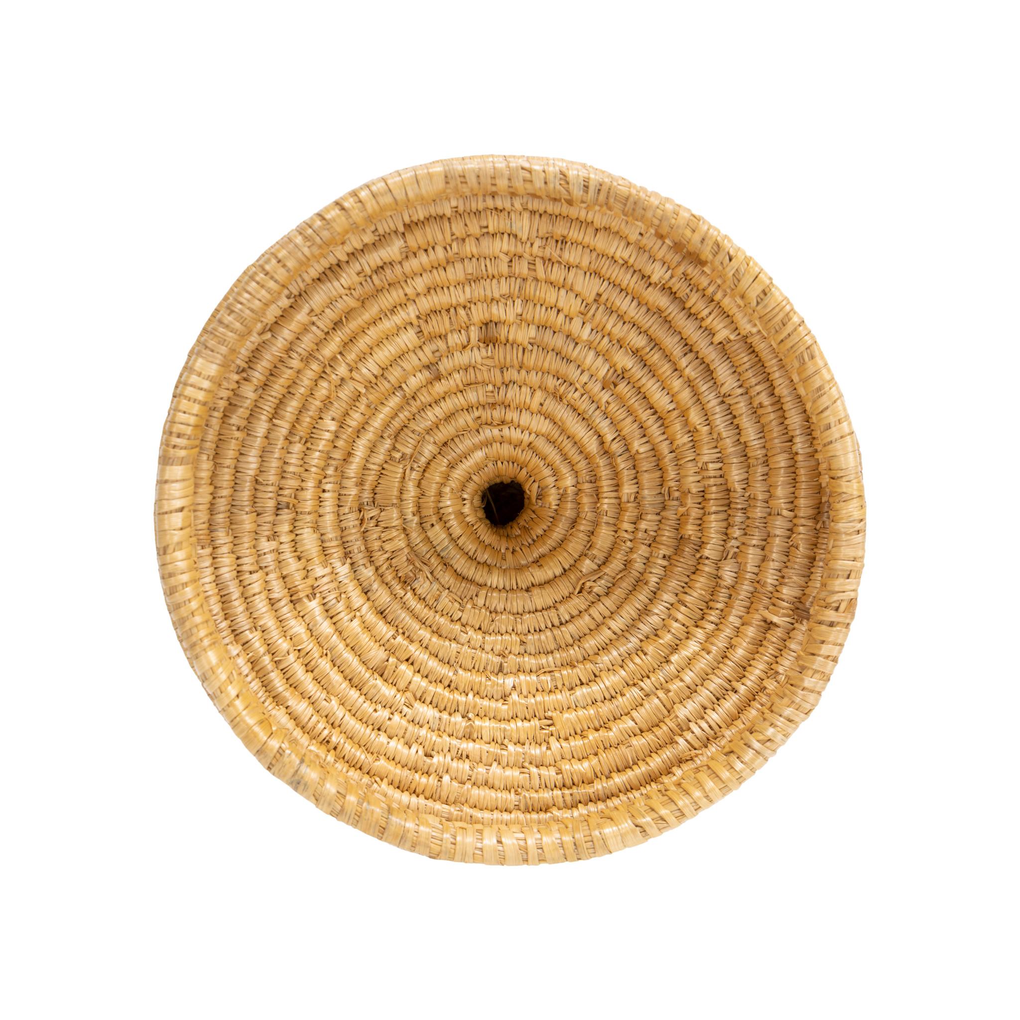 American Alaskan Eskimo Lidded Basket For Sale