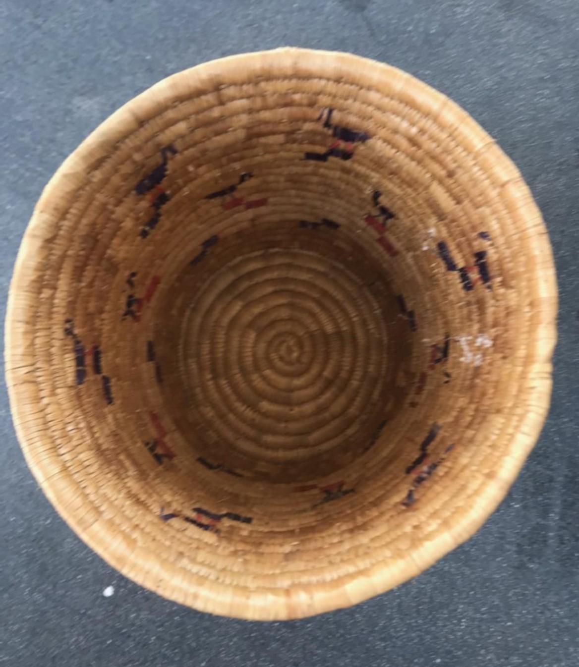 20th Century Alaskan Indian Pictorial Basket For Sale