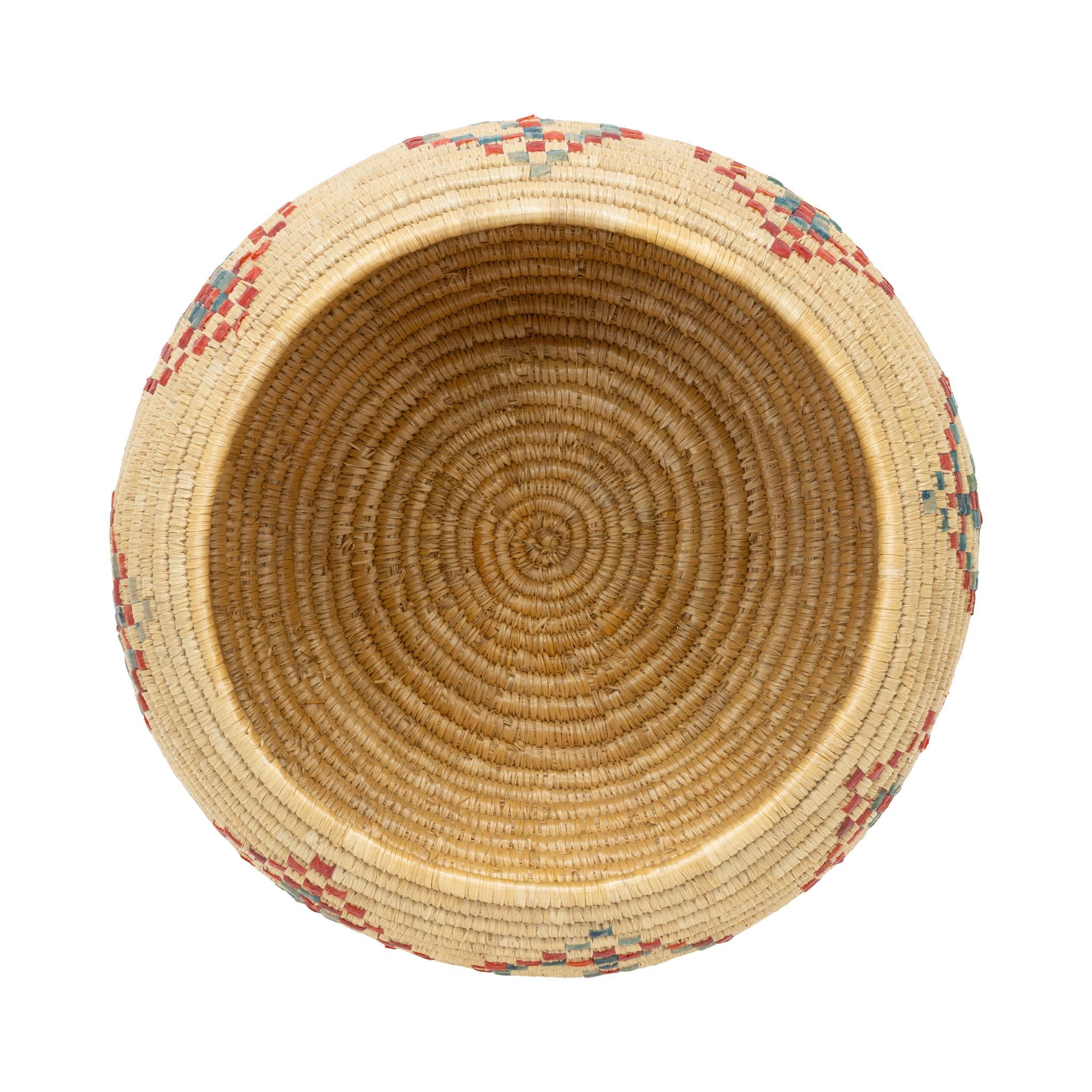 Native American Alaskan Lidded Basket For Sale