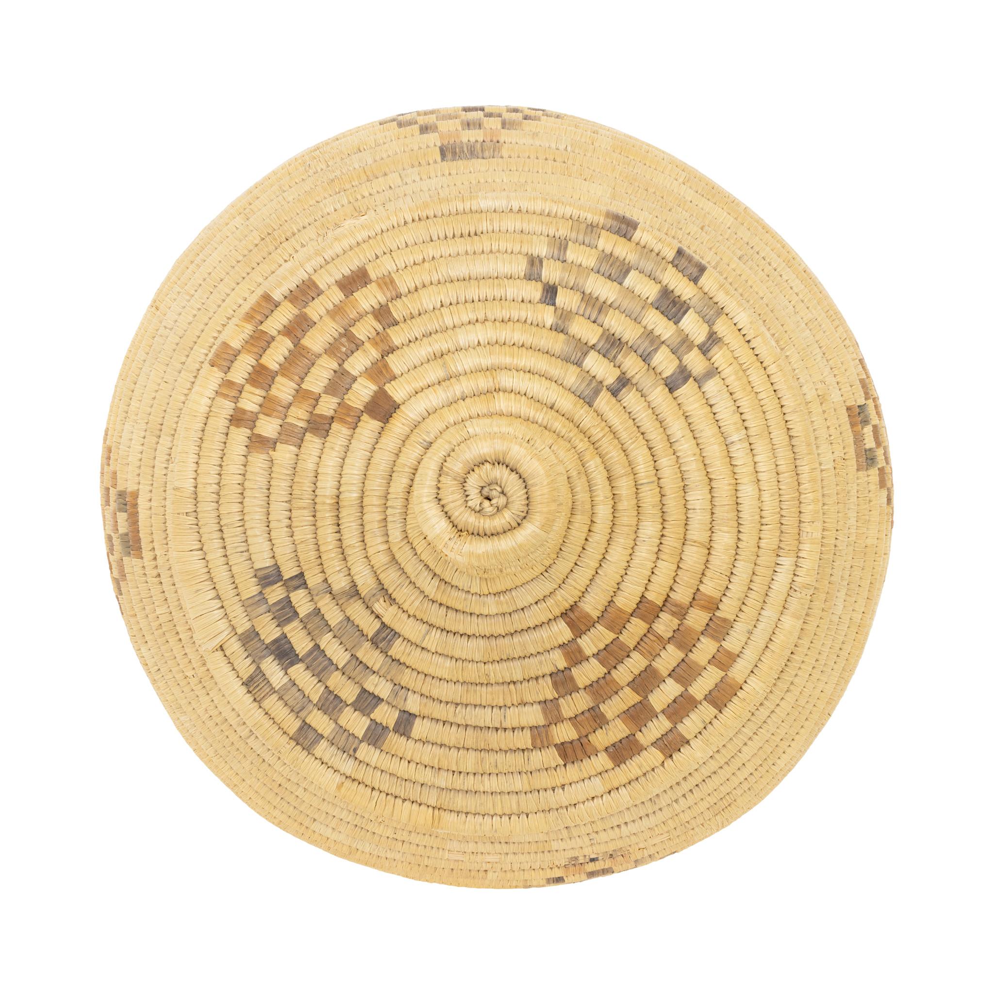 Native American Alaskan Lidded Basket For Sale