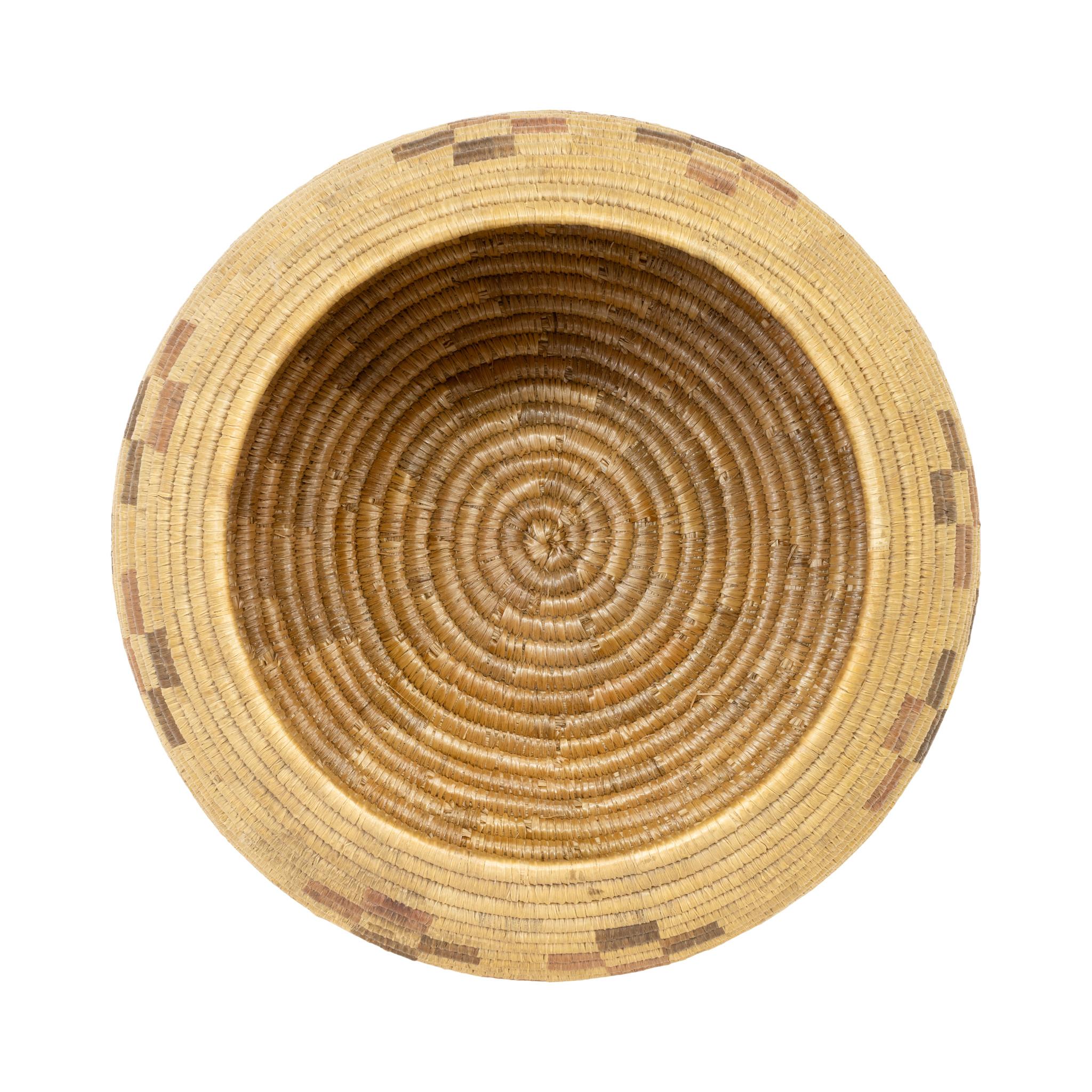 Native American Alaskan Lidded Basket For Sale