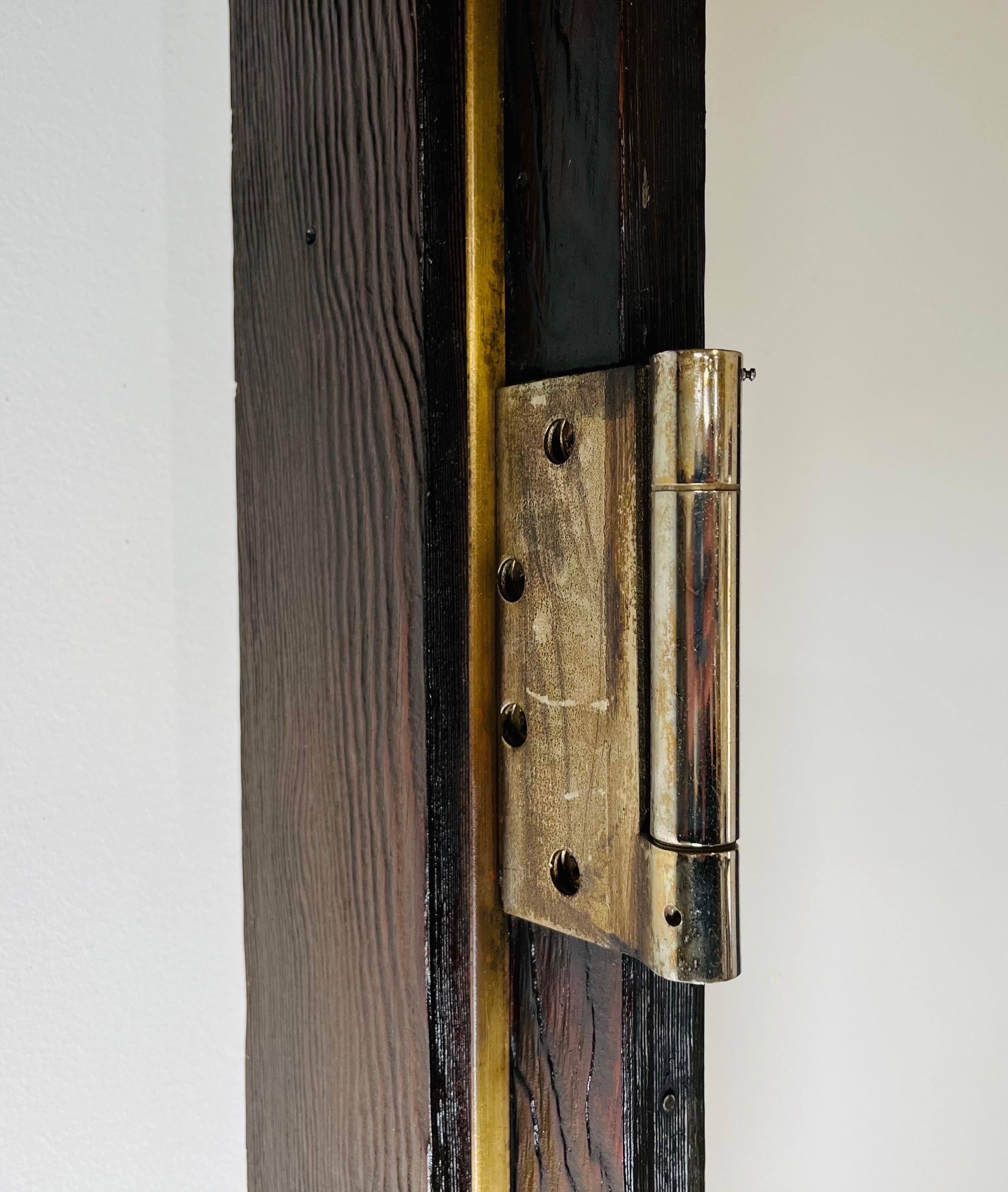 Alaskan Studio Carved Redwood Outer Door In The Manner Of Ackerman-Panelcarve  For Sale 8