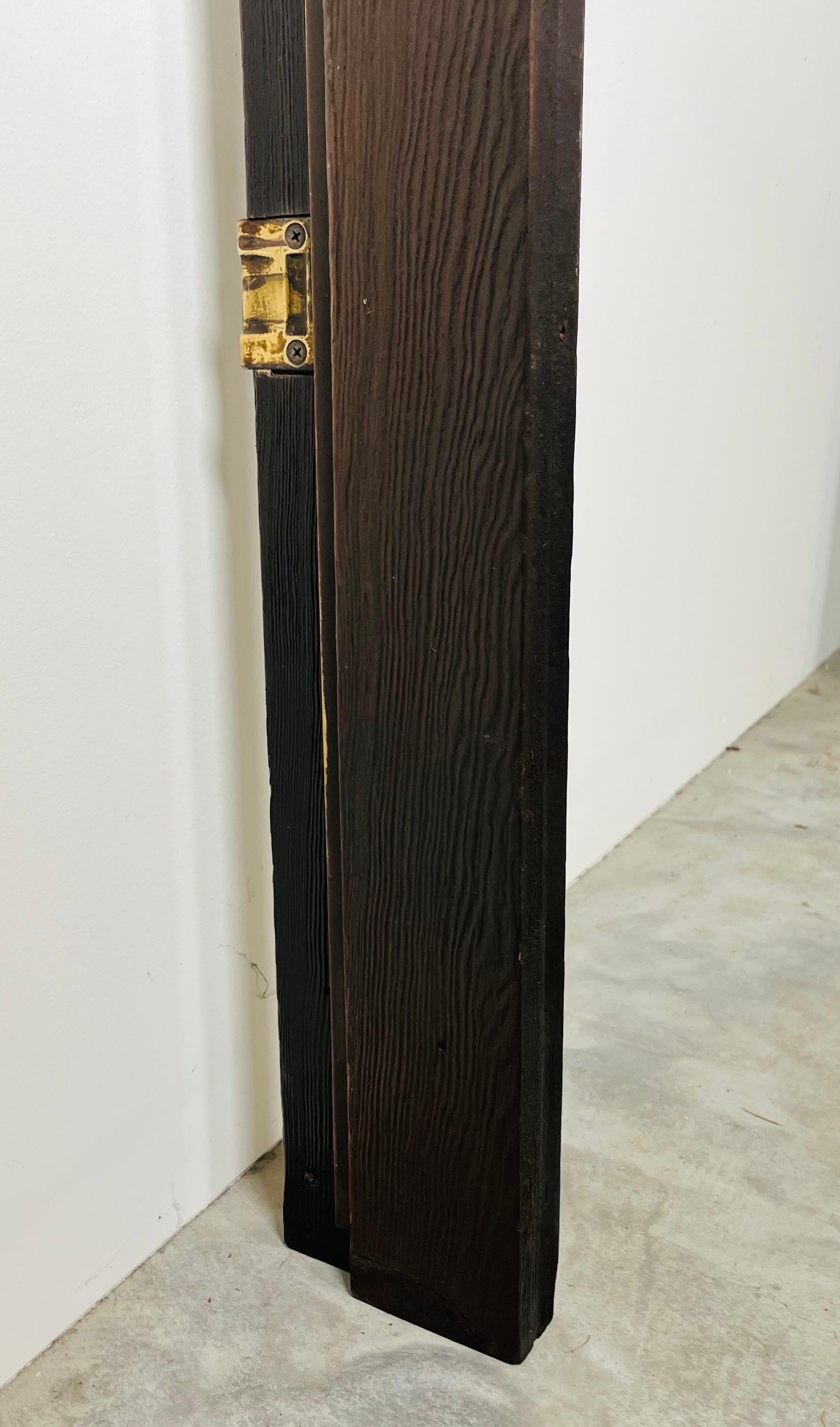 Alaskan Studio Carved Redwood Outer Door In The Manner Of Ackerman-Panelcarve  For Sale 9