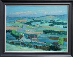Aberdeenshire Landscape - Scottish Post Impressionist art oil painting Scotland