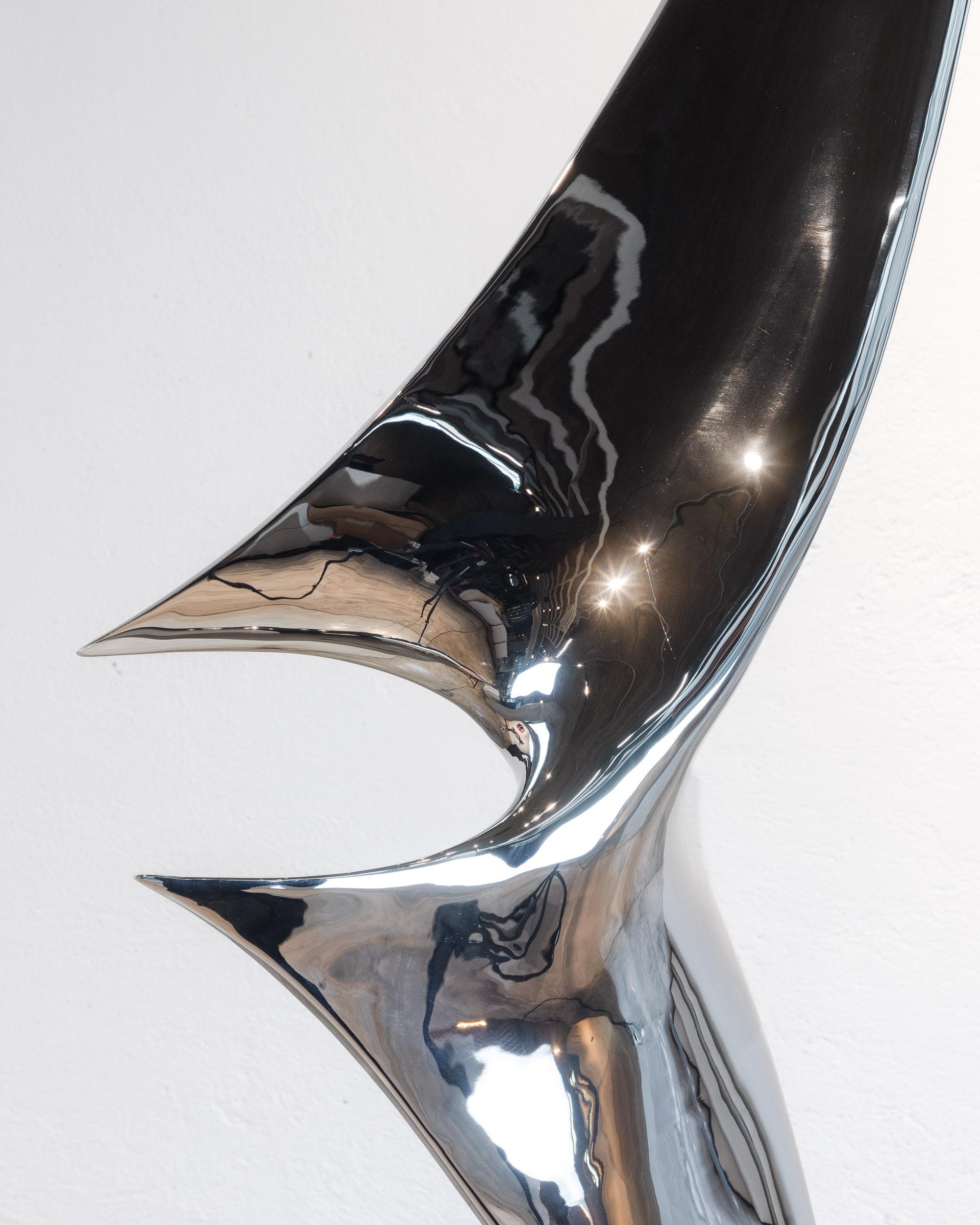 Scultura astratta minimalista in acciaio inossidabile Alata Celesti In condizioni Nuovo in vendita a San Jose del Cabo, BCS