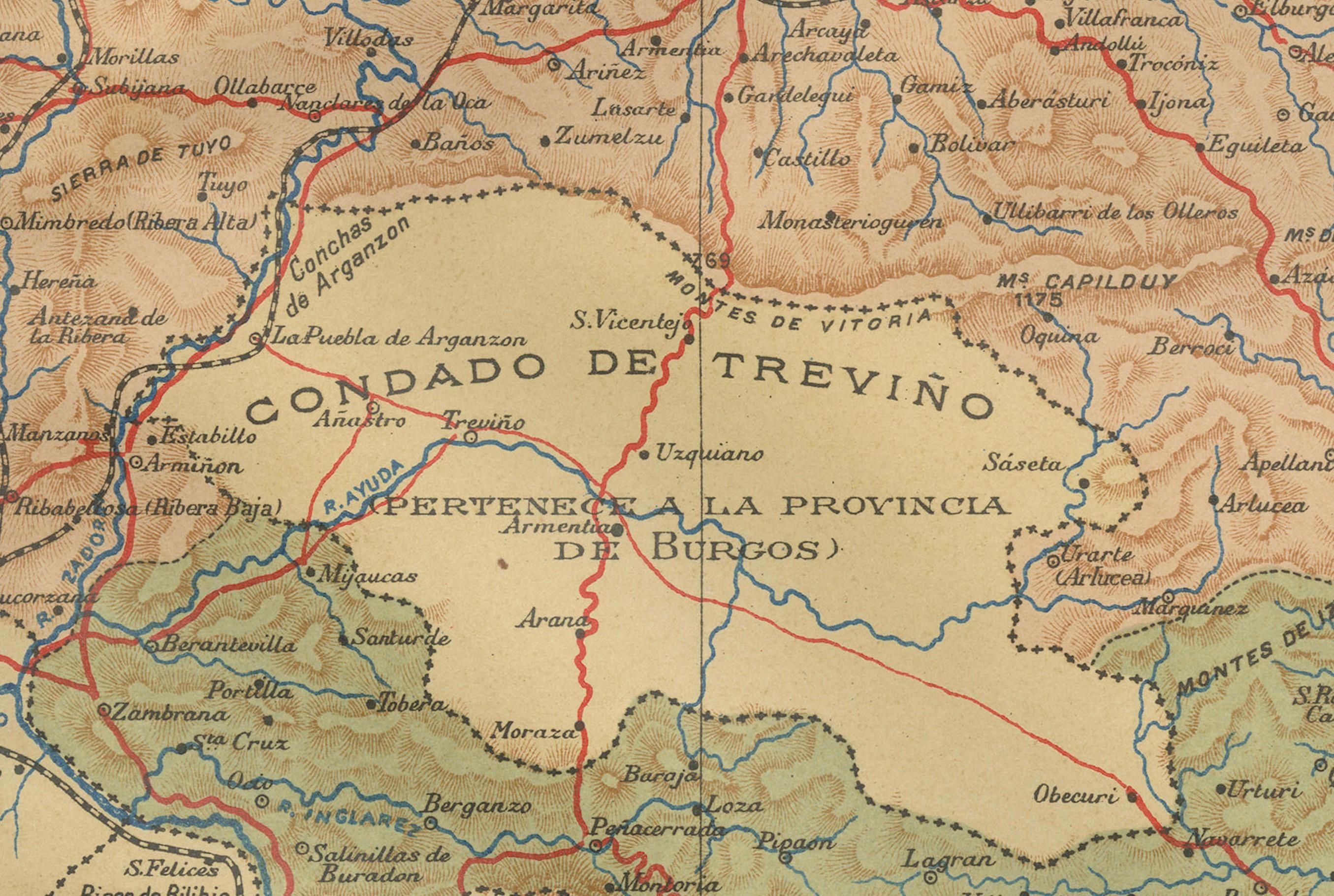 Álava in Nordspanien: The Geography of Basque Heritage and Terrain, 1902 (Frühes 20. Jahrhundert) im Angebot