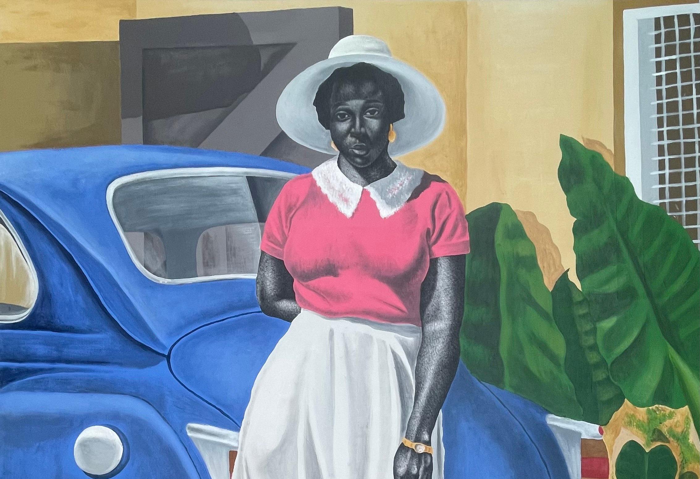 Femme (Donna) - 21° secolo, Contemporaneo, Figurativo, Ritratto, Moderno, Donna - Painting di Alawaye Tope