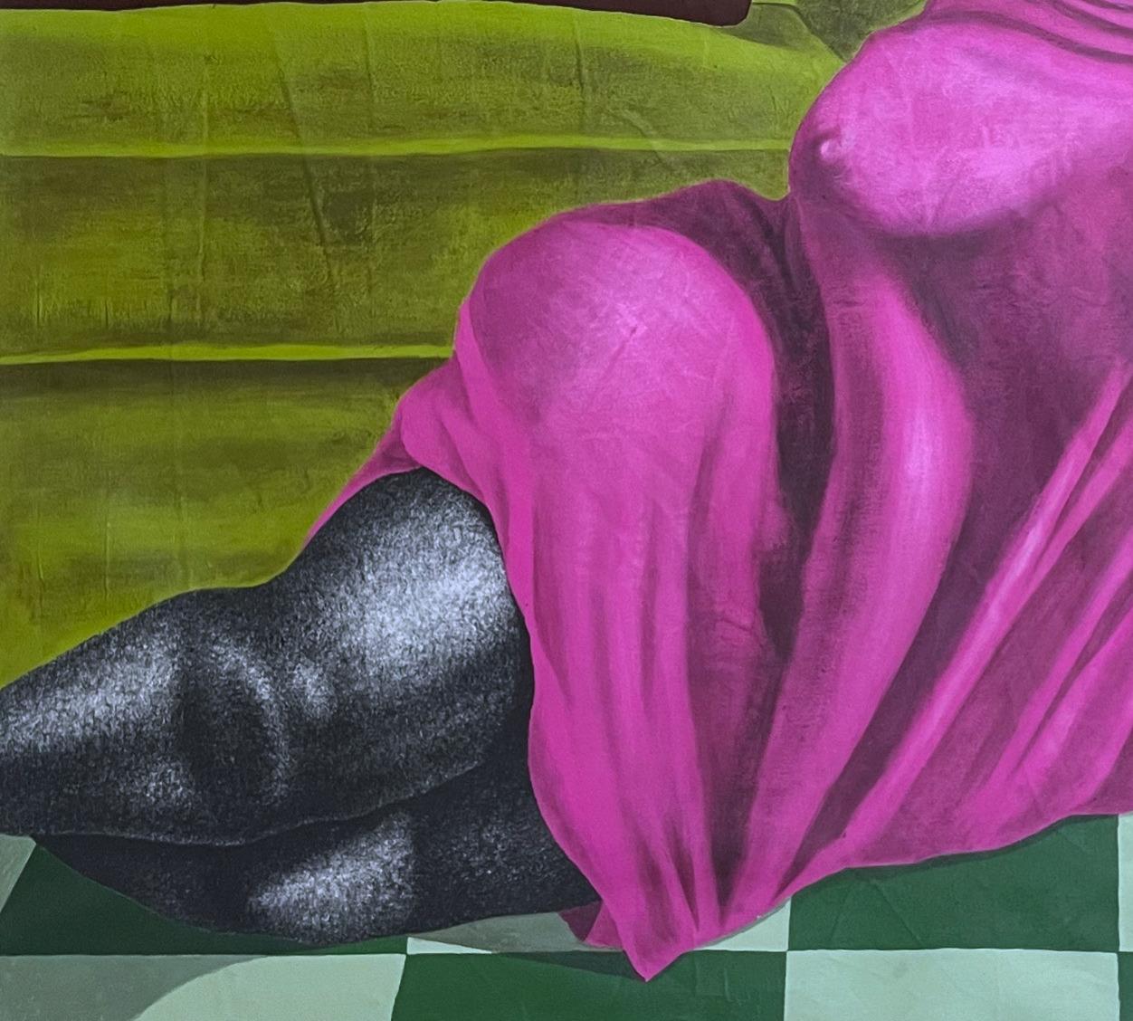 Esperanza - Siglo XXI, Contemporáneo, Retrato Figurativo, Moderno, Mujer, Moda en venta 2