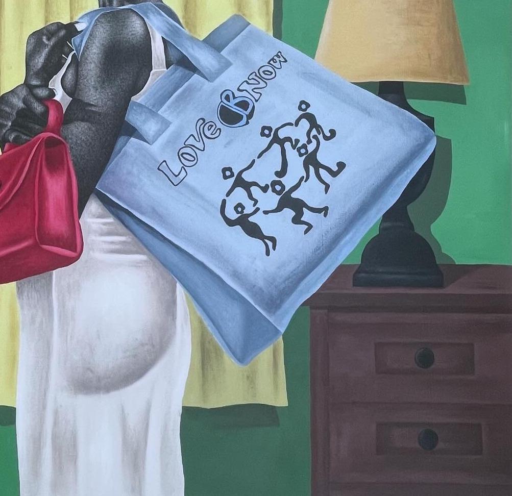 La Voyageur (Traveller 2) -21st Century, Contemporary, Figurative, Modern, Women For Sale 1