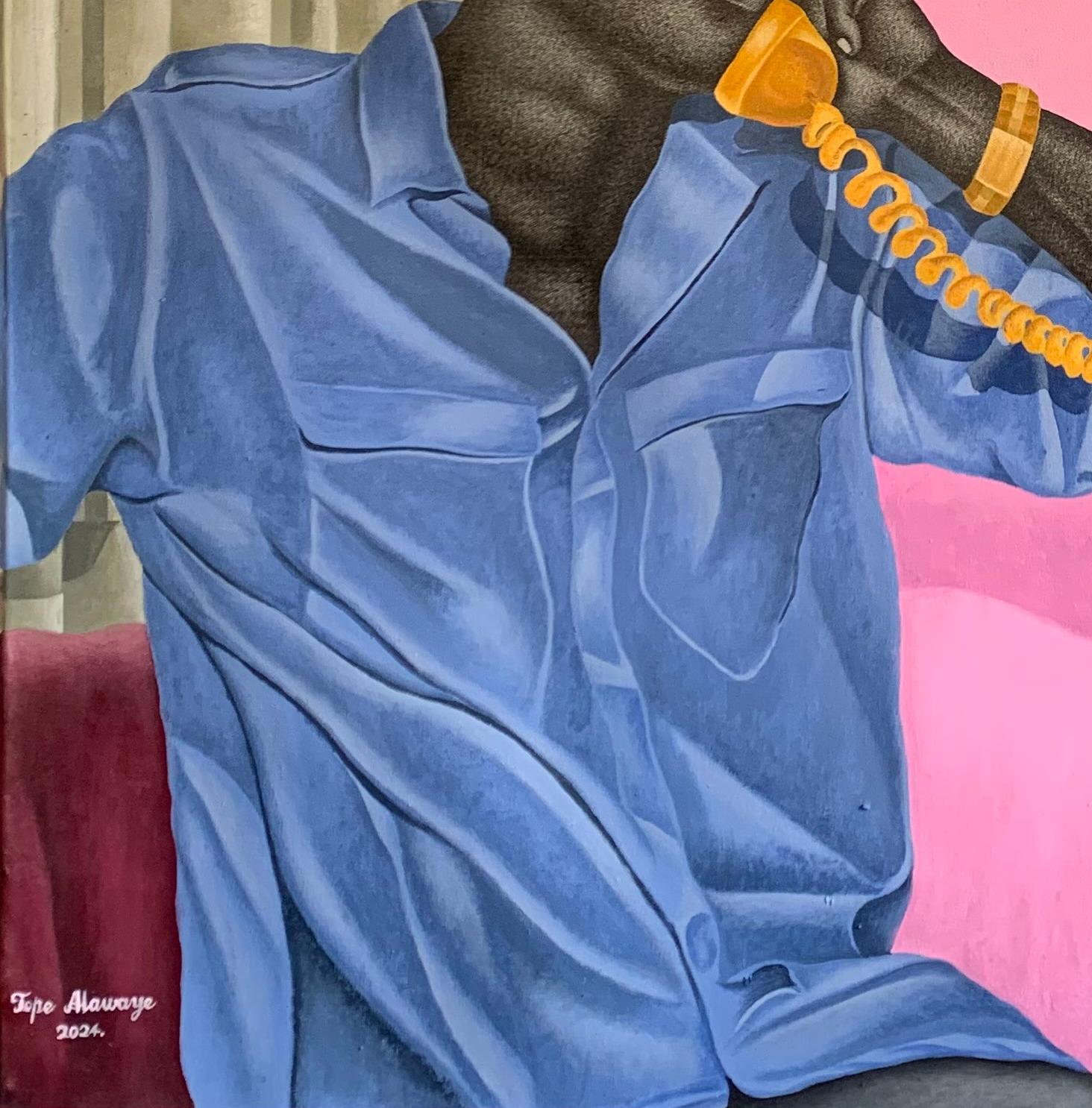 Procedimiento de envío
Se envía en un tubo bien protegido desde Nigeria
Esta obra es única, no es un grabado ni otro tipo de copia.
Acompañado de un Certificado de Autenticidad.

Sobre el artista
Tope Alawaye, es una joven artista contemporánea