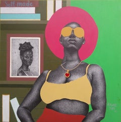See No Evil "Self-Made II" - 21° secolo, Contemporaneo, Figurativo, Puma, Donna