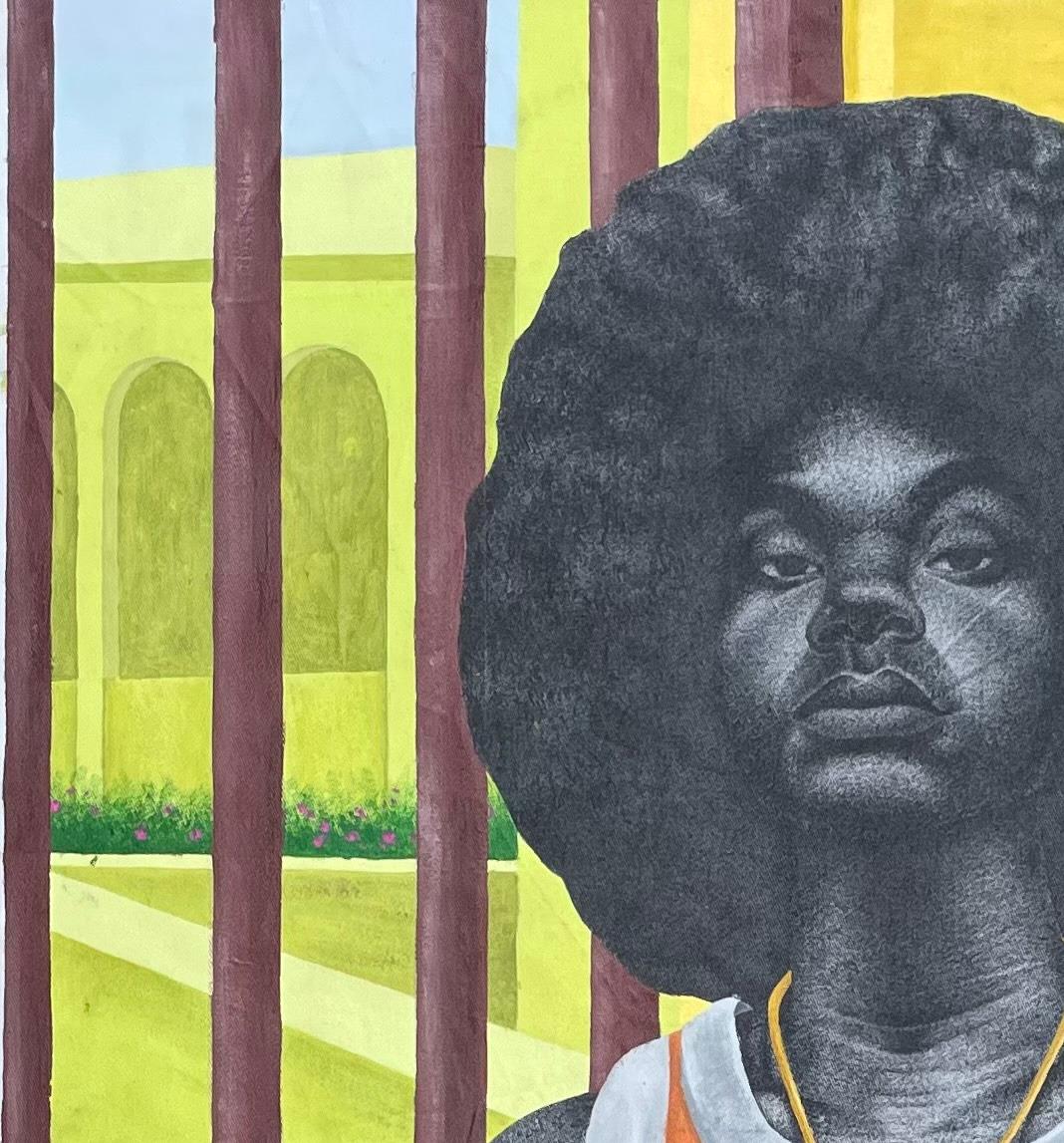 Procedura di spedizione
Spedito in un tubo ben protetto dalla Nigeria
Quest'opera è unica, non è una stampa o un altro tipo di copia.
Accompagnato da un certificato di autenticità.

Informazioni sull'artista
Tope Alawaye è una giovane artista