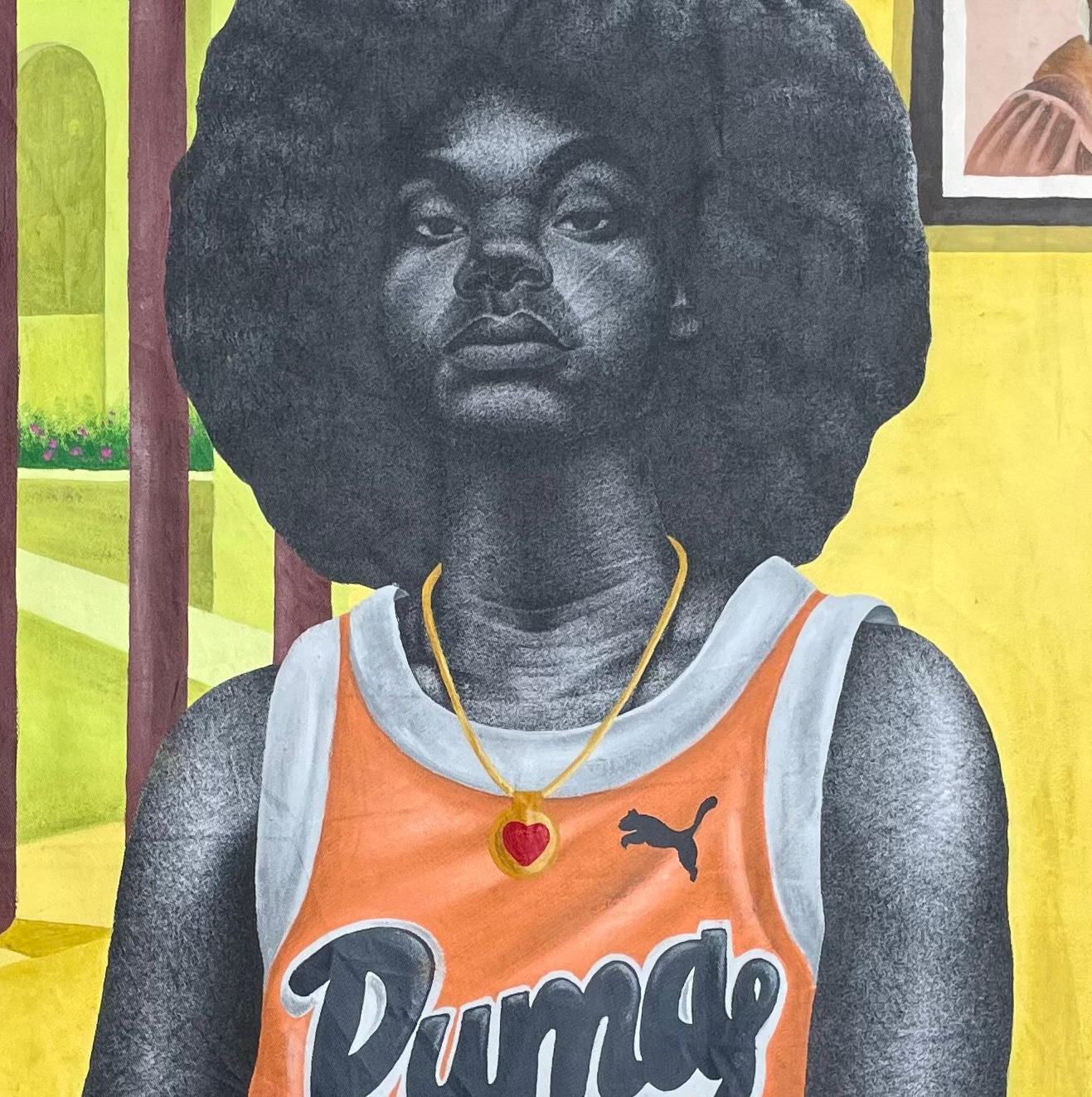 Supermodels IV - 21° secolo, Contemporaneo, Ritratto figurativo, Puma, Moderno 4