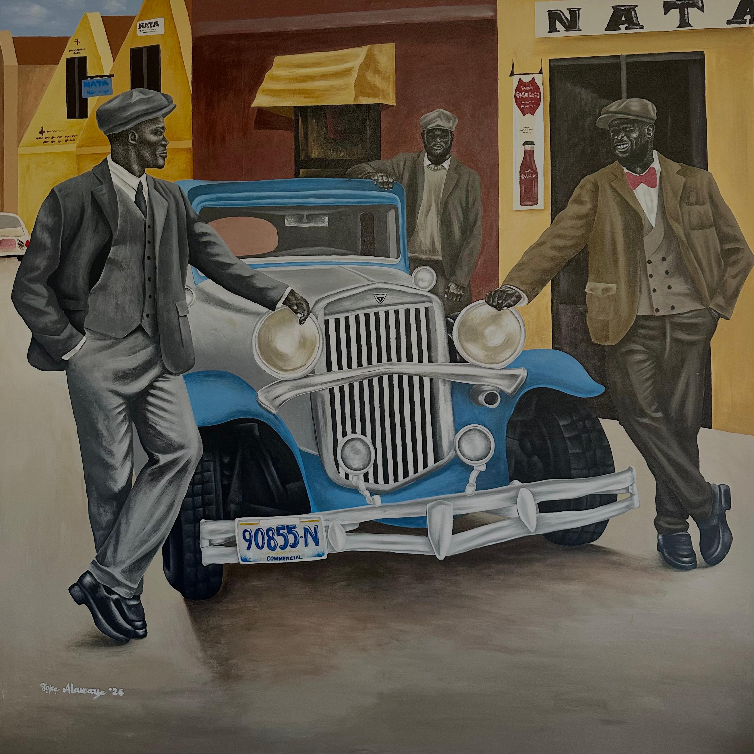 Union of Black Brothers 2 -21st Century, Contemporary, Figurative Modern, Love