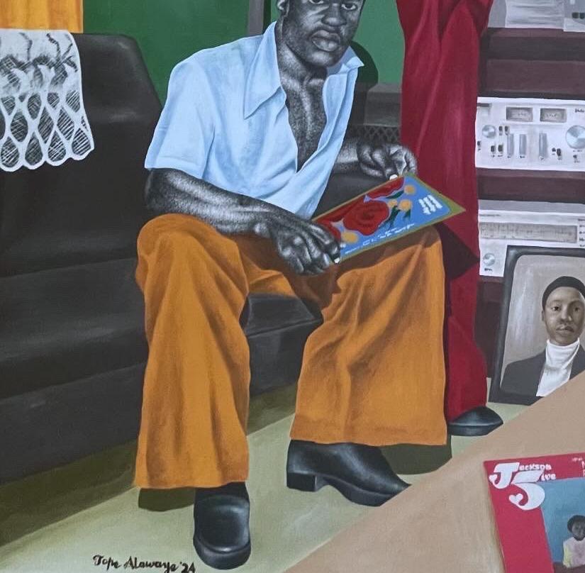 Union of Black Brothers -21st Century, Contemporary, Figurative Modern, Love Men 1