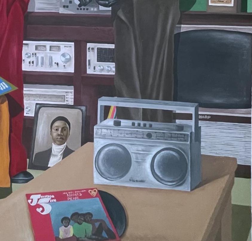 Union of Black Brothers -21st Century, Contemporary, Figurative Modern, Love Men 2