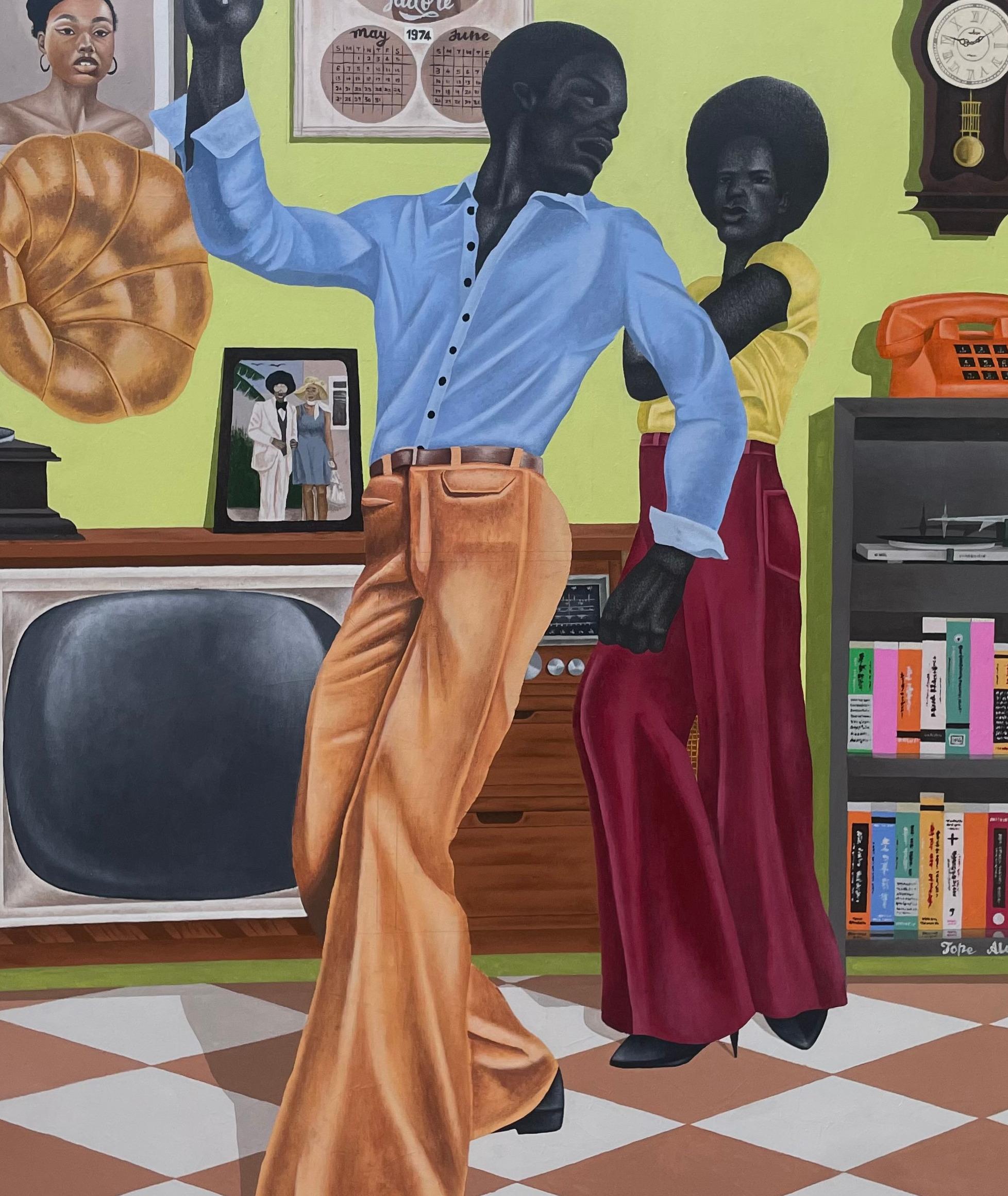 Com'è l'amore nero 3 - XXI secolo, Contemporaneo, Figurativo, Moderno in vendita 2