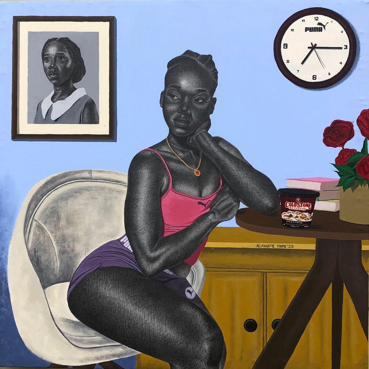 Woman in Me "Self-Made VII" - Mixed Media Art by Alawaye Tope