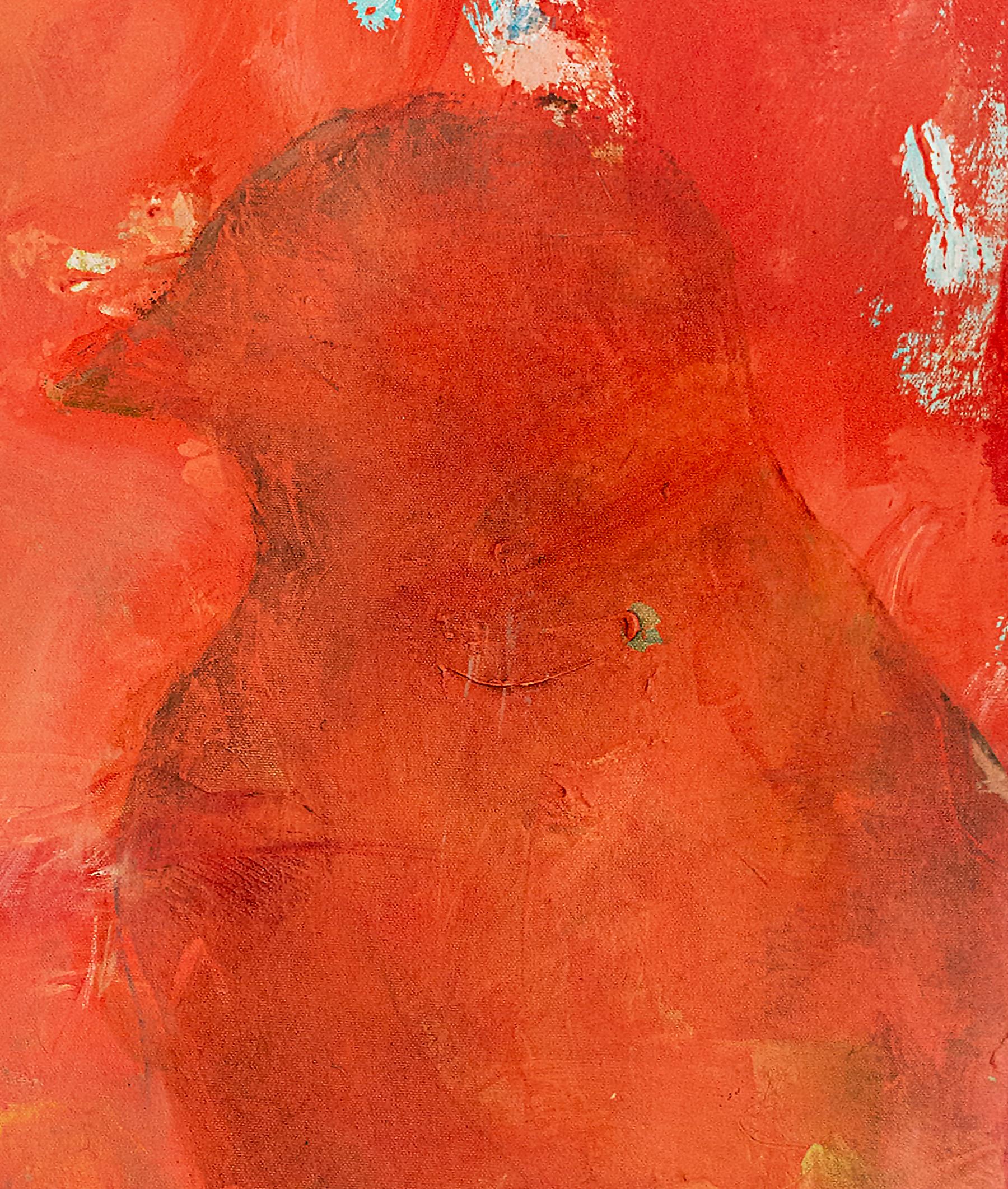 « In Stillness », peinture à l'huile originale signée par Alayna Rose, oiseaux abstraits en vente 3