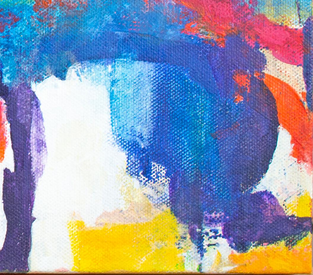 'Joy I' original signed abstract acrylic painting by Alayna Rose For Sale 1