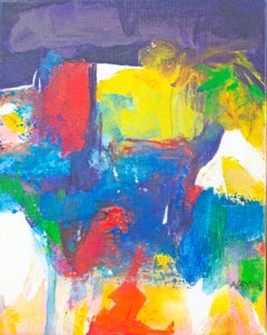 'Joy II' original signed abstract acrylic painting by Alayna Rose