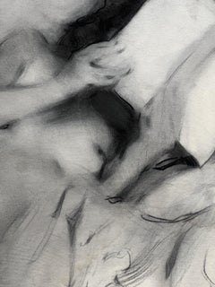 Contemporary Figurative Body Drawing with Human Figures Alba Fabre Spanish