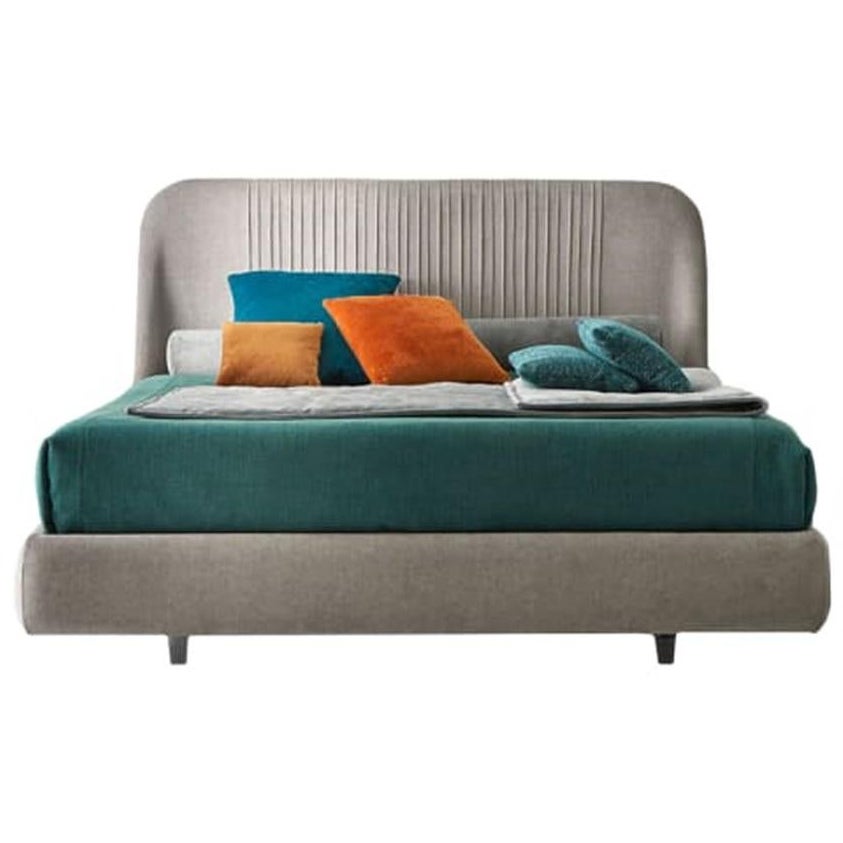 Alba Fluttuante Bed With Deluxe Velvet Upholstery en vente