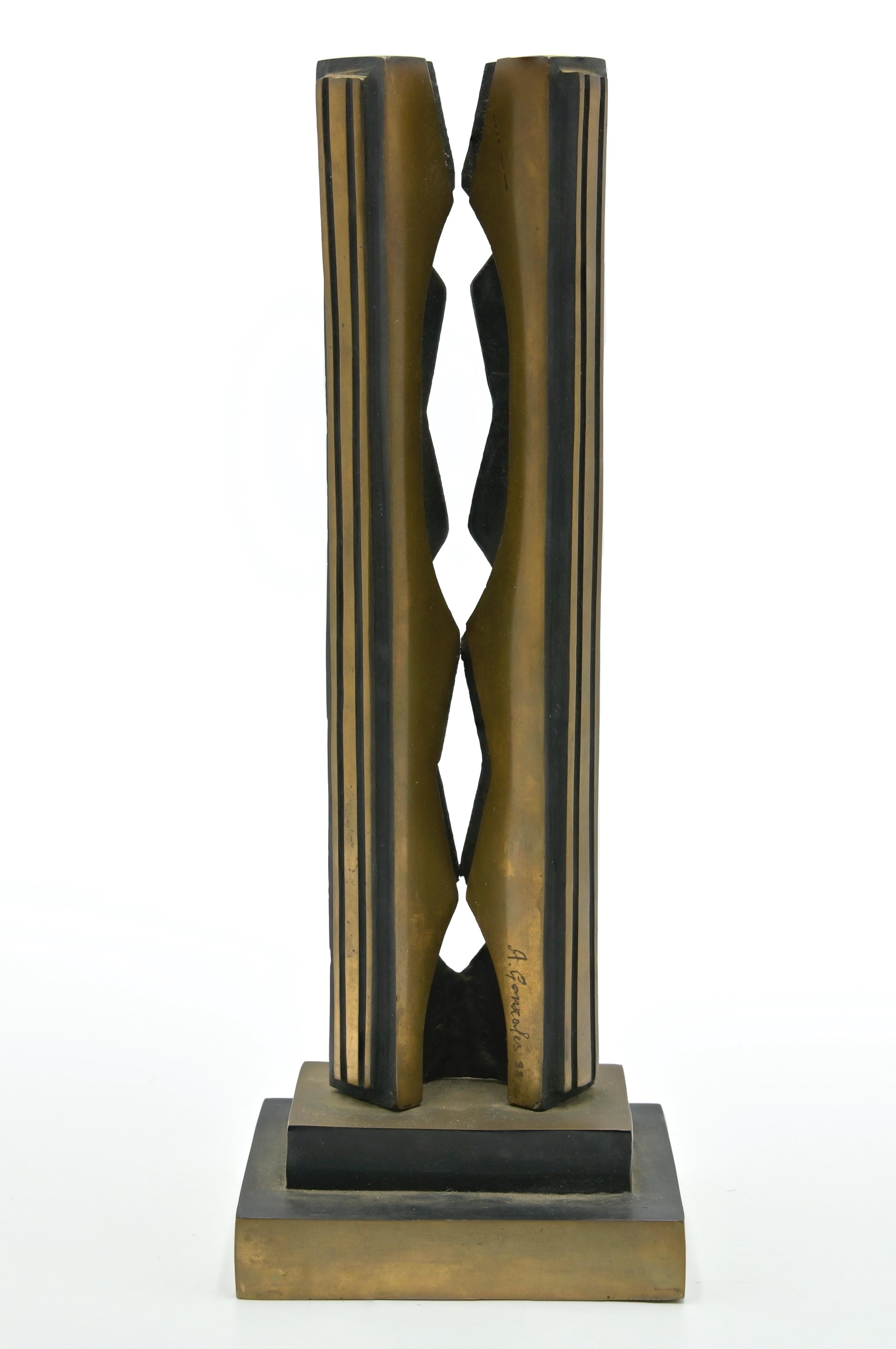 Untitled - Bronze Sculpture by Alba Gonzales - 1988 1