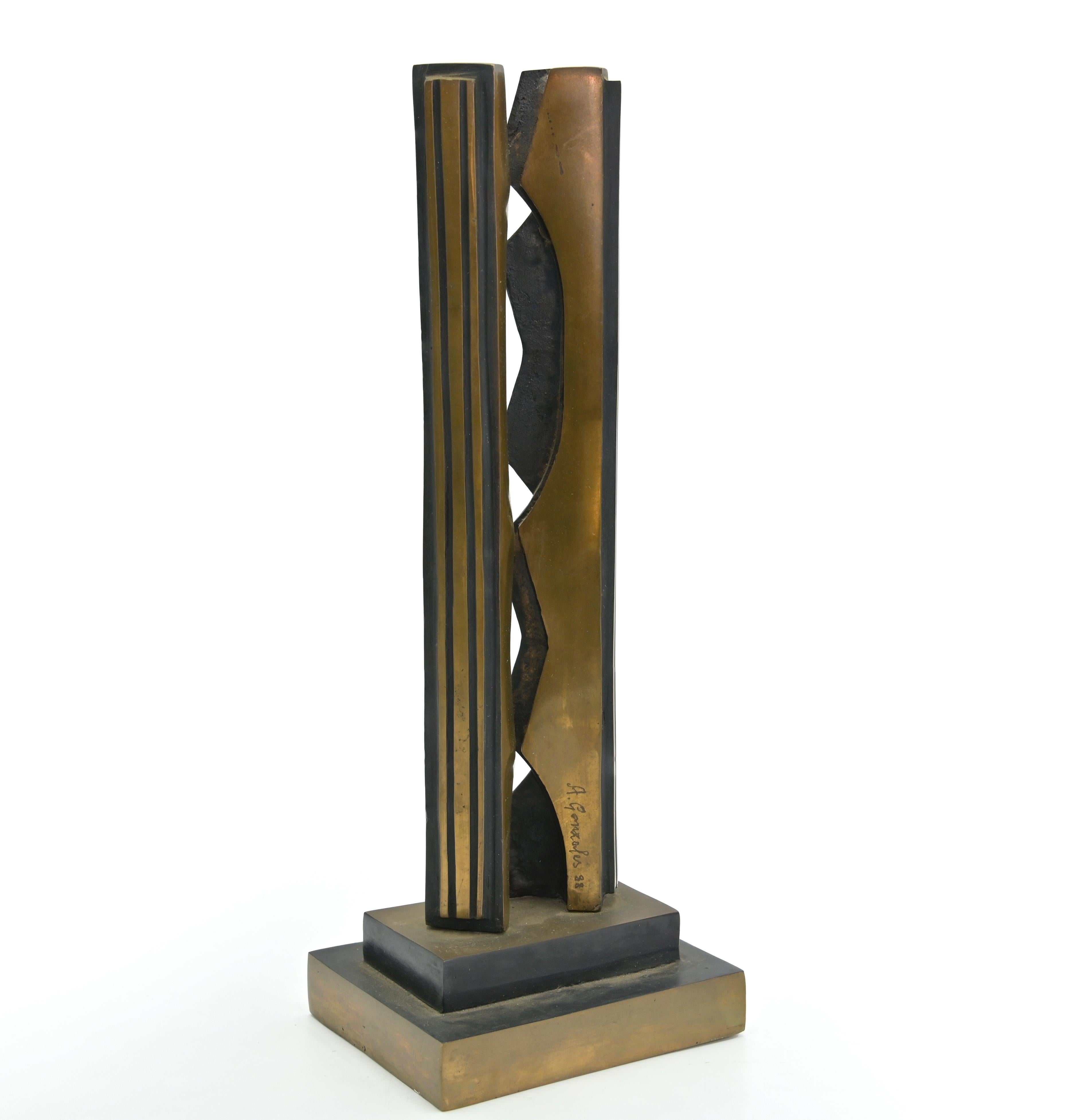 Untitled - Bronze Sculpture by Alba Gonzales - 1988 2