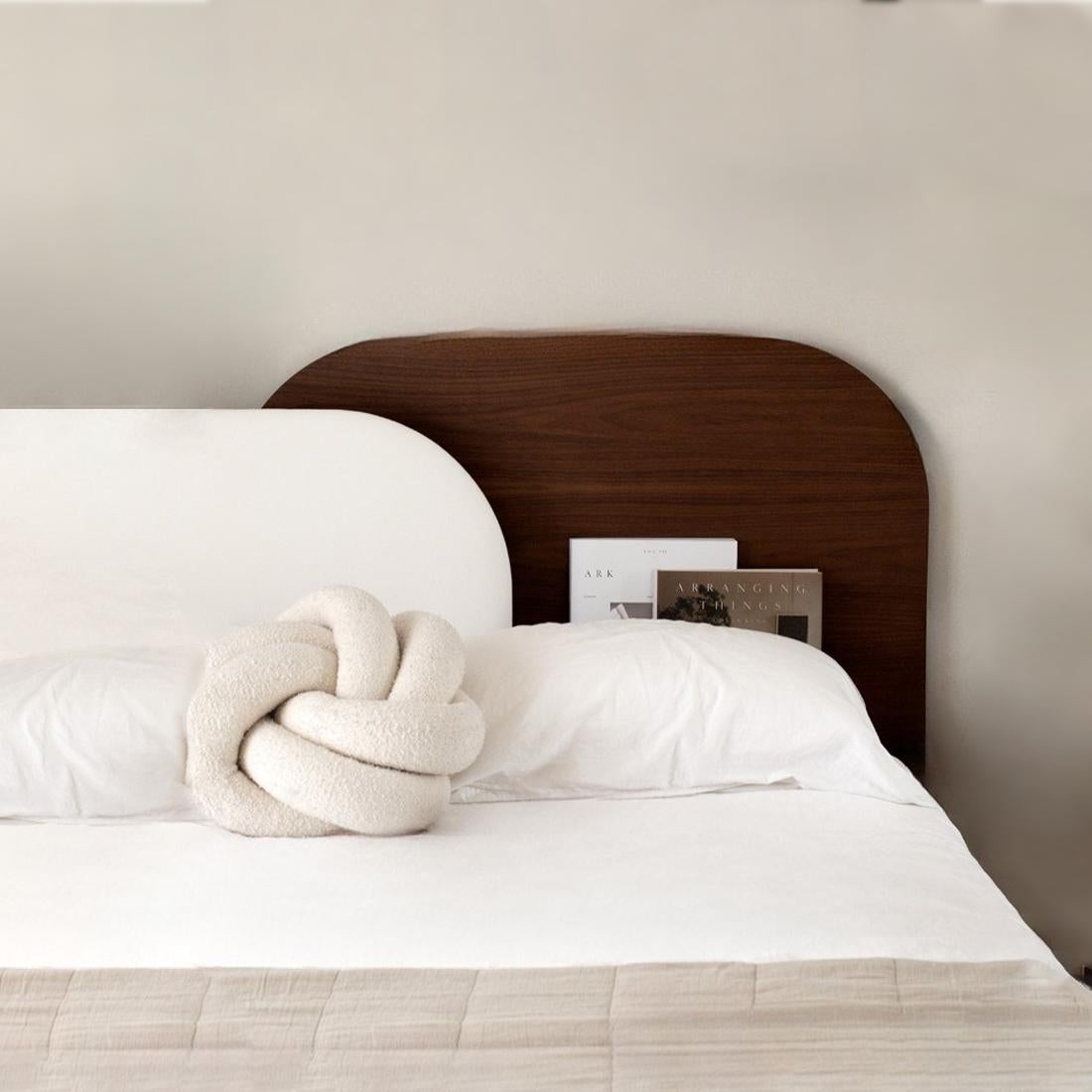 Our unique and best-selling ALBA Collection expands with the introduction of our ALBA Headboard. A piece that follows the exceptional design of its collection and perfectly complements our Alba Bedside Tables and Shelves.
The word ALBA means “dawn