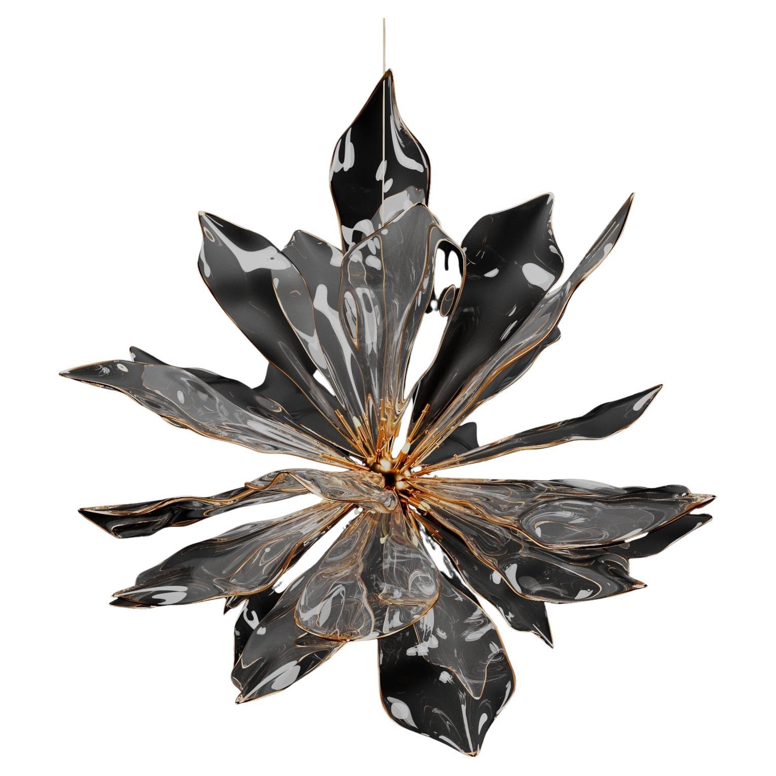 Alba Lux - Lustre en cristal et or 24K

Une aube éthérée capturée par la lumière

Le lustre Alba Lux est un chef-d'œuvre du luxe moderne, alliant la pureté du cristal à l'opulence de l'or. Ses délicats pétales transparents, savamment élaborés pour