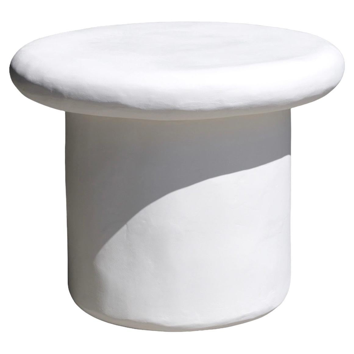 alba round plaster table by öken house studios For Sale