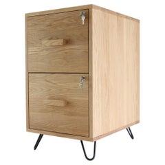 Alba Wooden File Cabinet with 2 Drawers