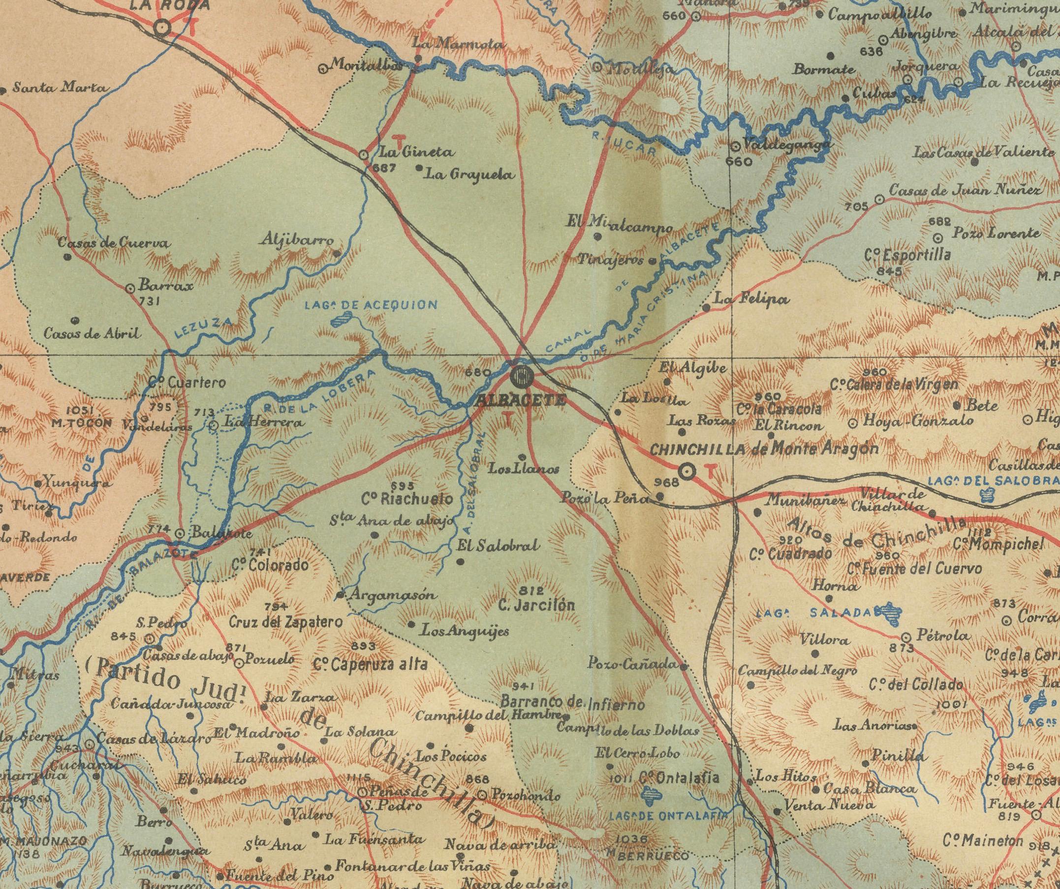 mapa de españa albacete