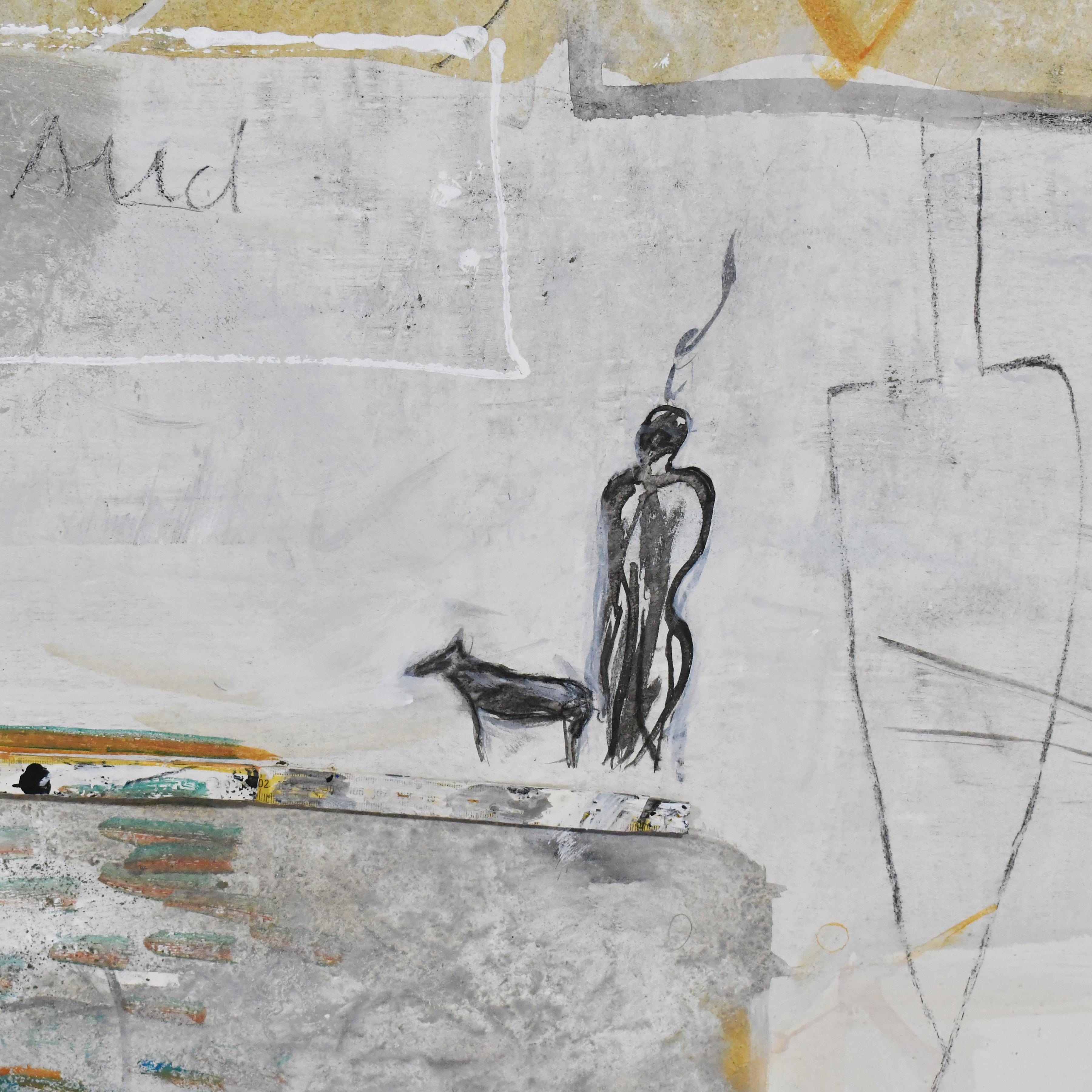 Colombien Alban Alleegro - Peinture abstraite en vente