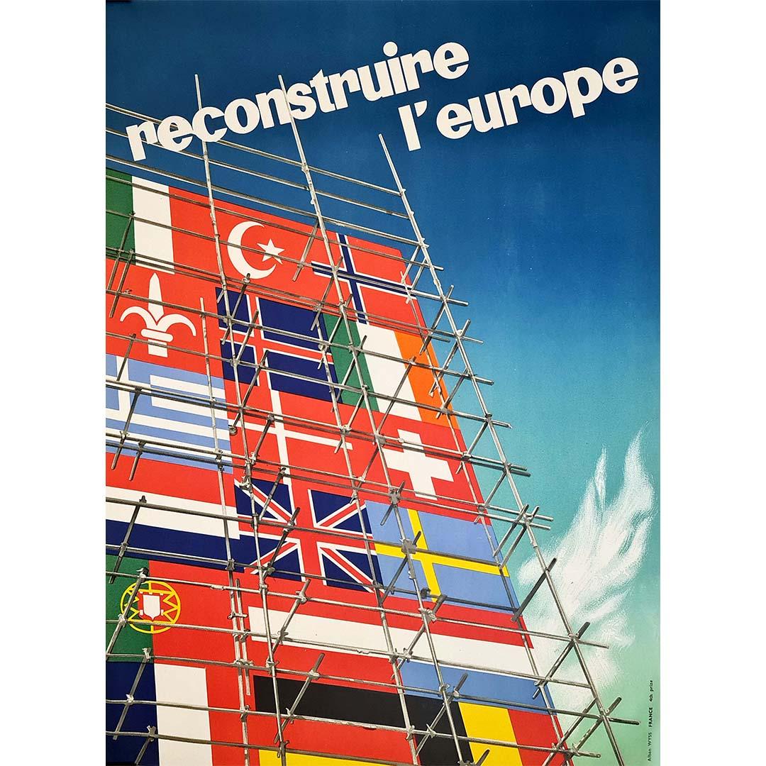 Beautiful poster created by Alban Wyss. ERP To rebuild Europe.
The European Recovery Program (ERP), later known as the Marshall Plan, was a U.S.-sponsored program designed to rehabilitate European economies after World War II. German companies that