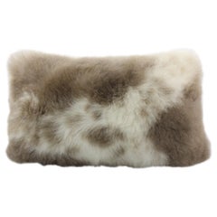 Albanian Lambskin Cushion Rectangle Pillow, Limited Edition