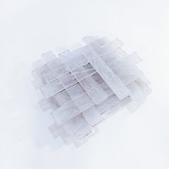 Albano Poli. Applique in vetro di Murano in stile brutalista di Poliarte, Italia, anni '70